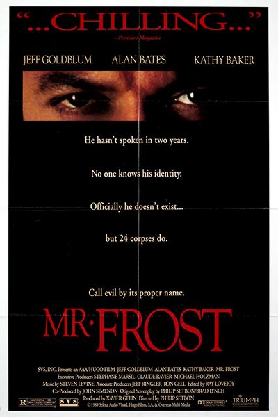 Mister Frost (1990) Philippe Setbon, Jeff Goldblum, Kathy Baker, Alan Bates, Drama, Horror, Thriller