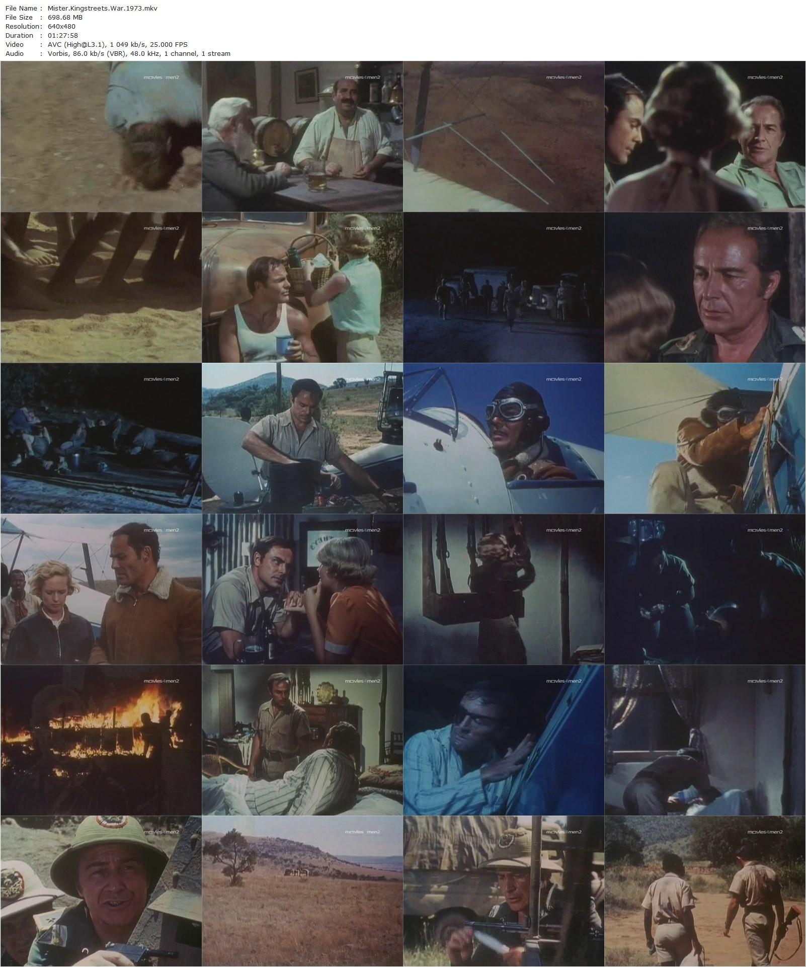 Mister Kingstreet’s War (1971) Percival Rubens, John Saxon, Tippi Hedren, Rossano Brazzi-poster