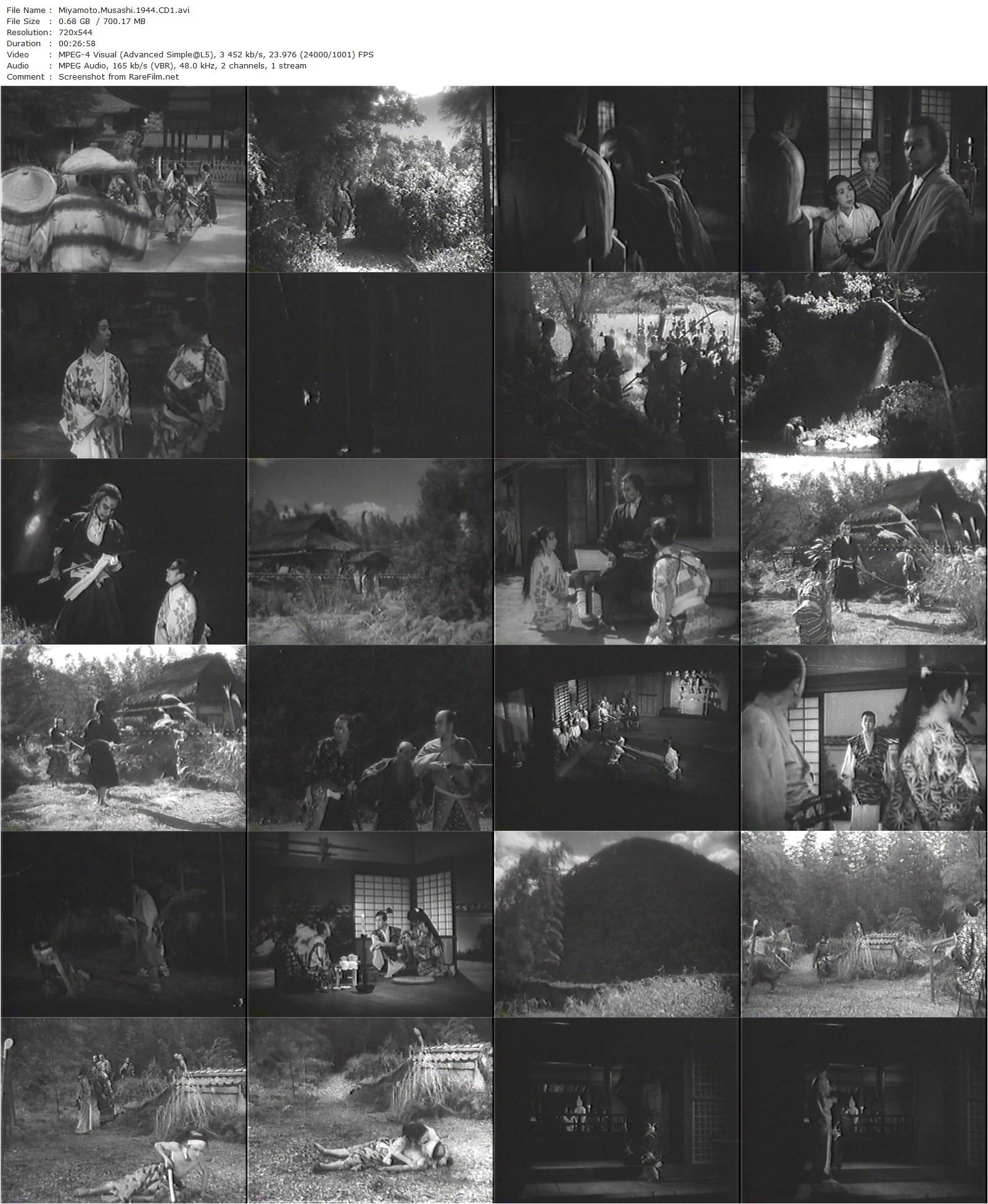 Miyamoto Musashi / The Swordsman (1944)-poster