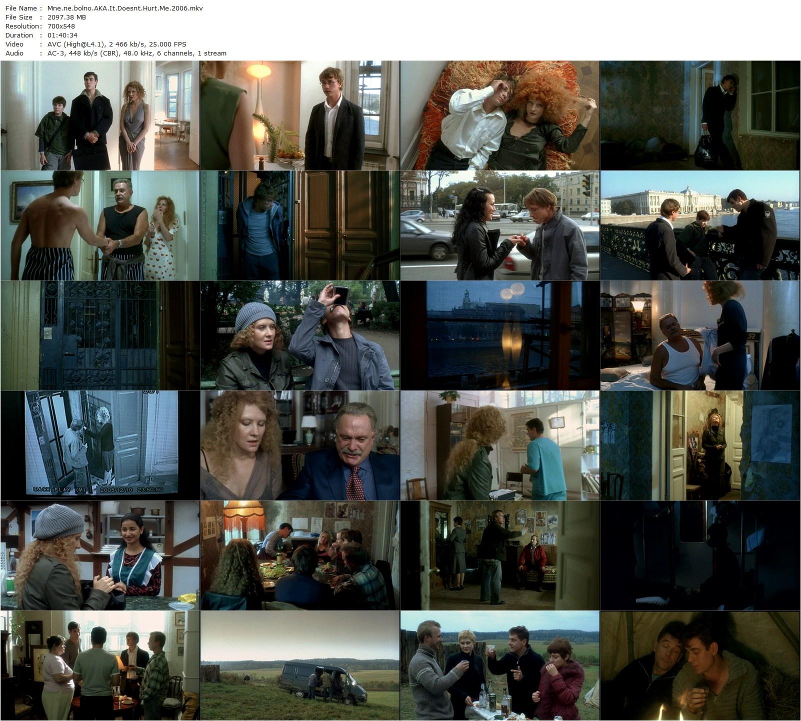 It Doesn’t Hurt Me AKA Mne ne bolno (2006) Aleksey Balabanov, Renata Litvinova, Aleksandr Yatsenko, Dmitriy Dyuzhev-poster