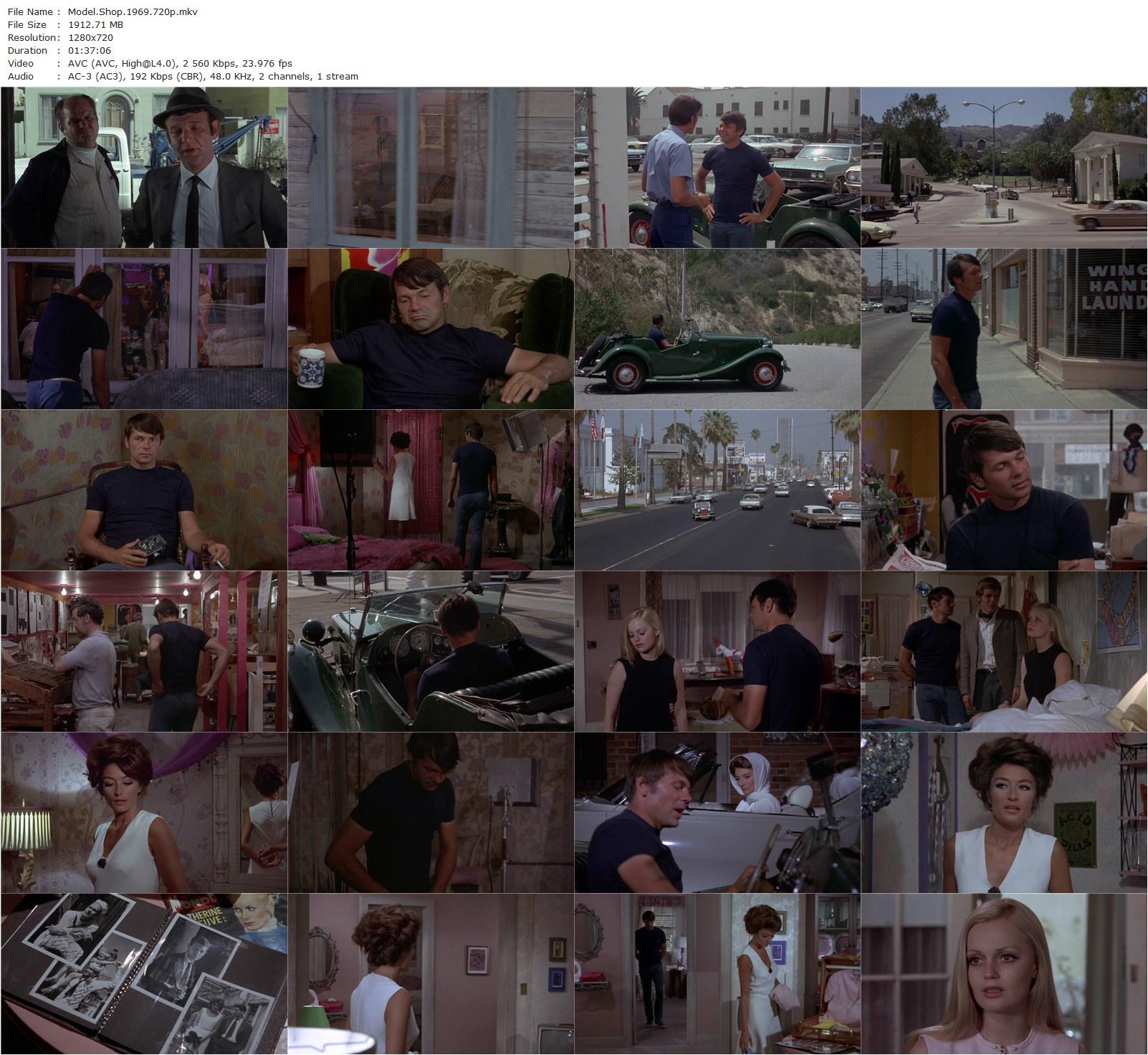 Model Shop (1969) Jacques Demy, Anouk Aimée, Gary Lockwood, Alexandra Hay-poster