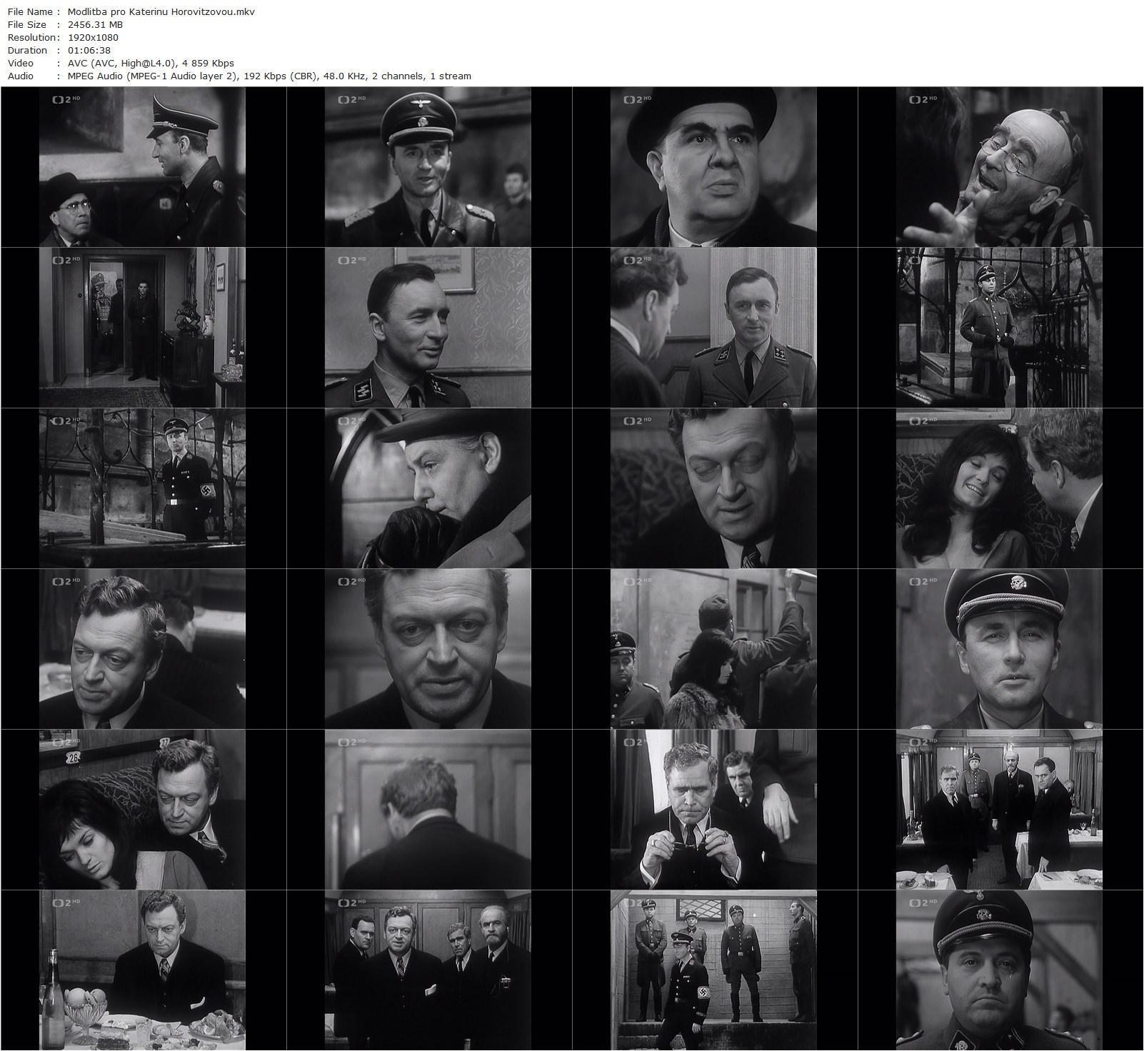 A Prayer for Katarina Horovitzova (1965) Arnost Lustig, Antonín Moskalyk, Jirí Adamíra, Jirí Bruder, Lenka Fiserová-poster