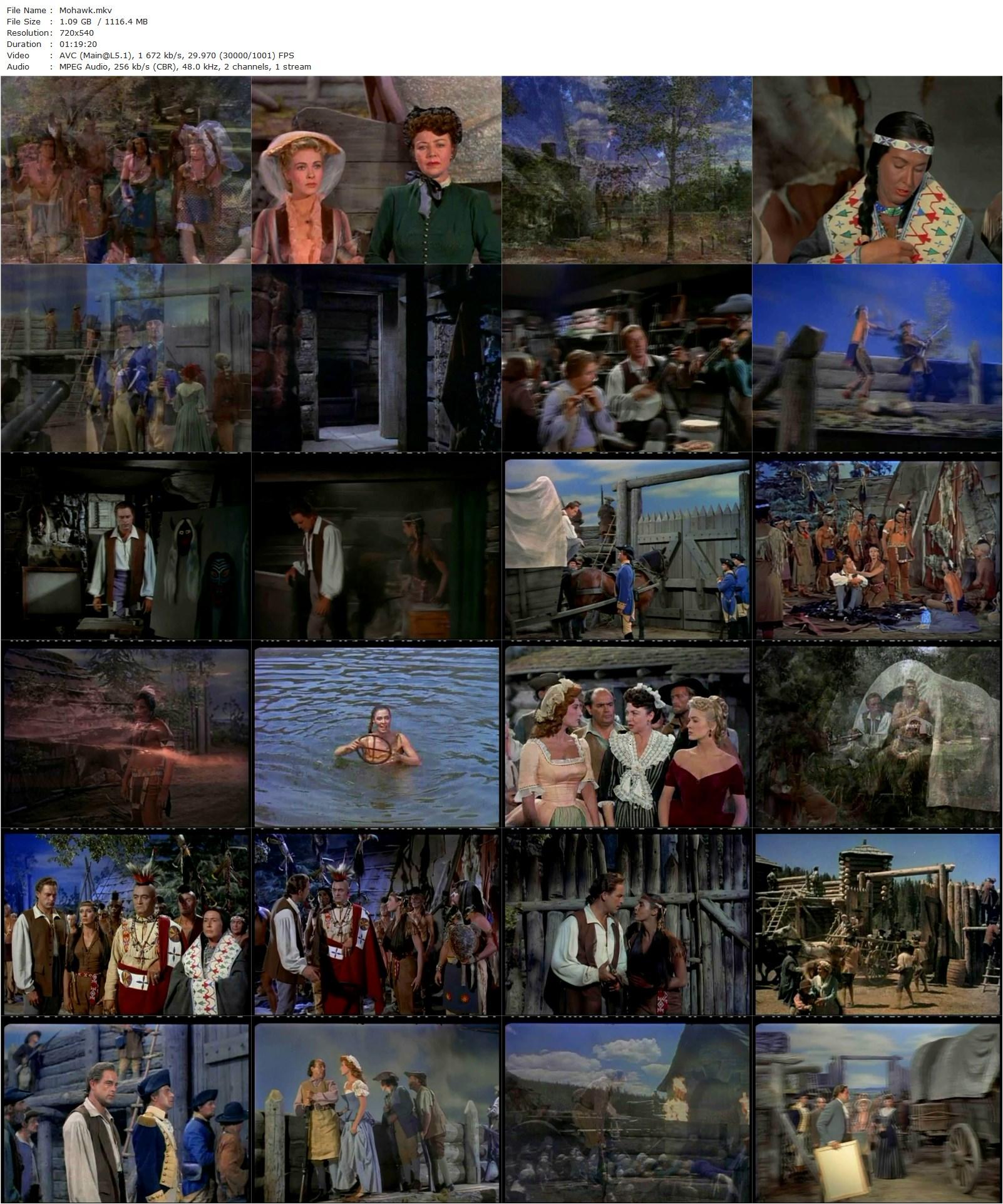 Mohawk (1956) Kurt Neumann, Scott Brady-poster