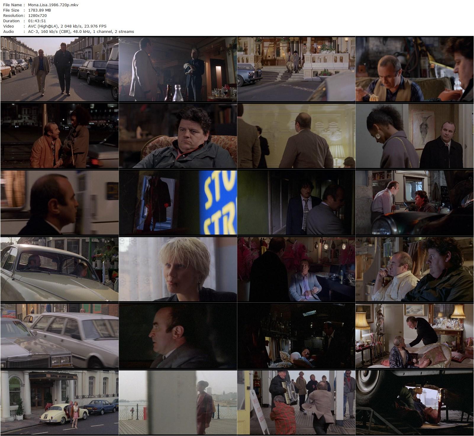 Mona Lisa (1986) Neil Jordan, Bob Hoskins, Cathy Tyson, Michael Caine-poster