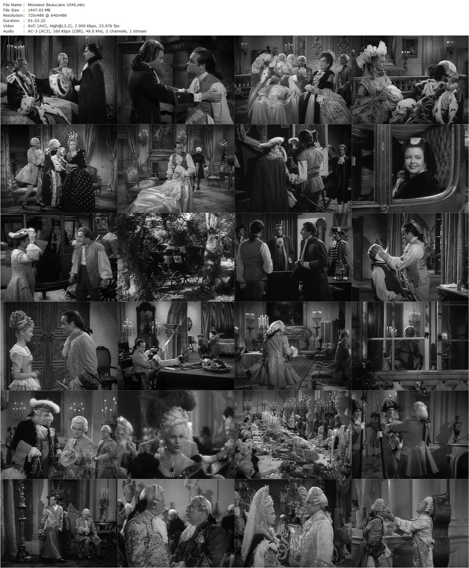 Monsieur Beaucaire (1946) George Marshall, Bob Hope, Joan Caulfield, Patric Knowles-poster