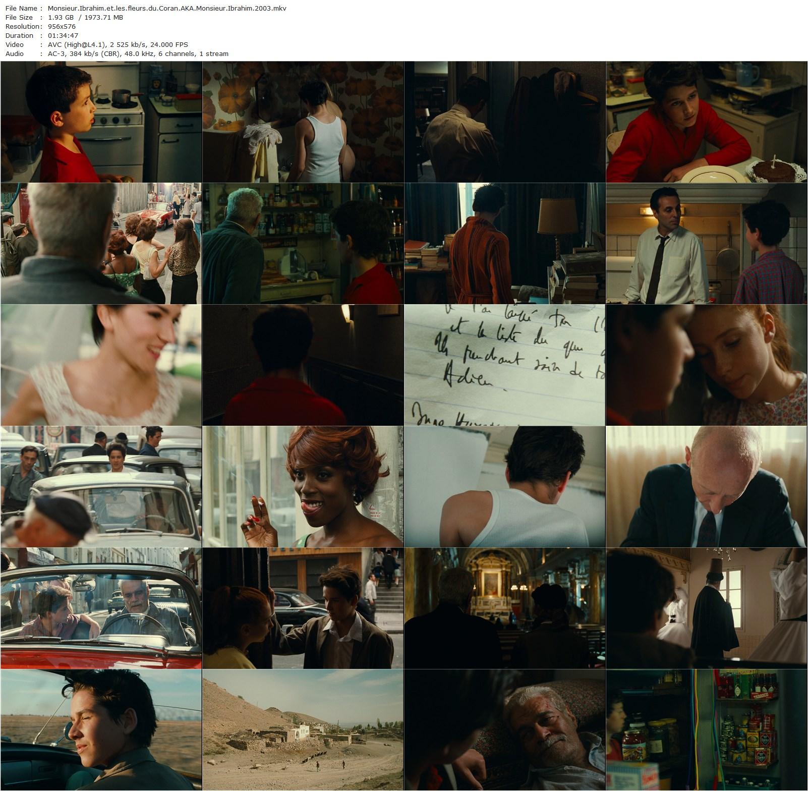 Mr. Ibrahim and the Blossoms of the Koran AKA Monsieur Ibrahim et les fleurs du Coran (2003) François Dupeyron, Omar Sharif, Pierre Boulanger, Gilbert Melki-poster