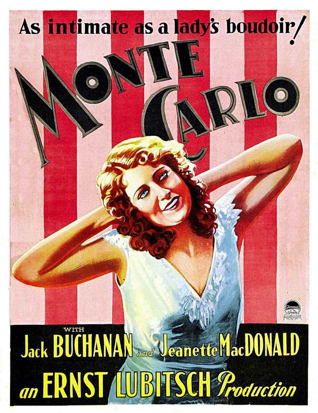 Monte Carlo (1930) Ernst Lubitsch, Jeanette MacDonald, Jack Buchanan, Claud Allister, Comedy, Musical, Romance