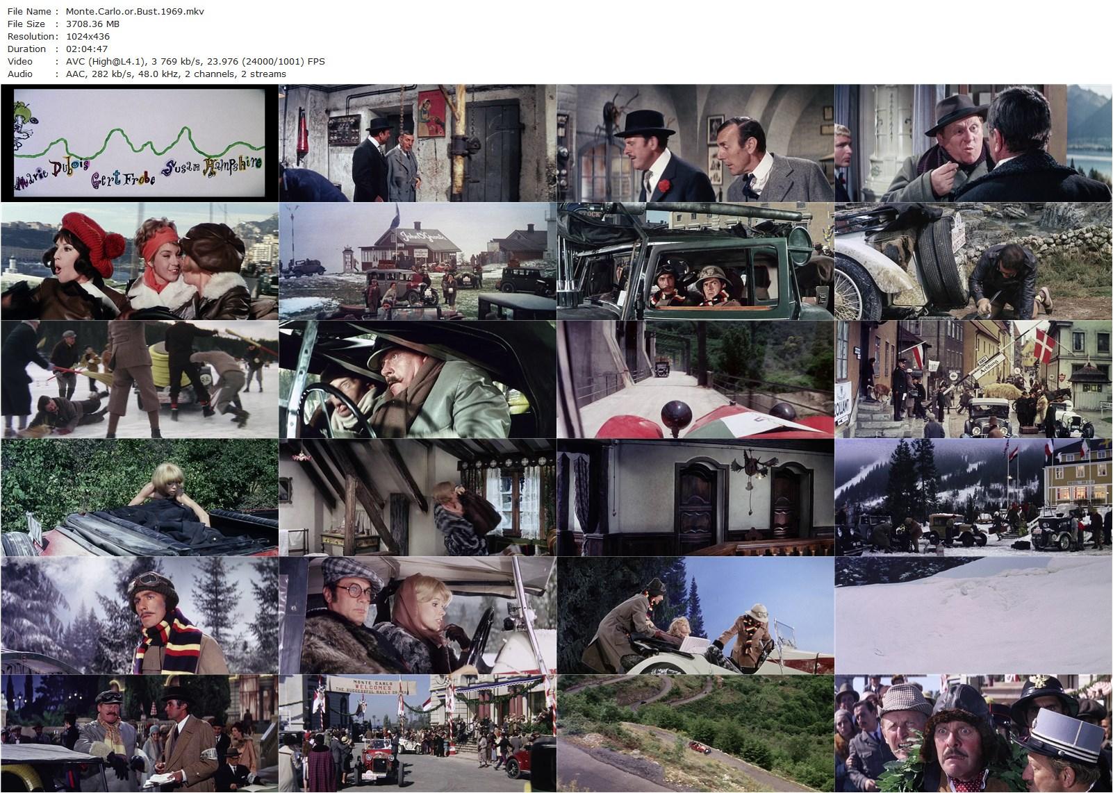 Monte Carlo or Bust! (1969) Ken Annakin, Sam Itzkovitch, Bourvil, Lando Buzzanca, Walter Chiari-poster