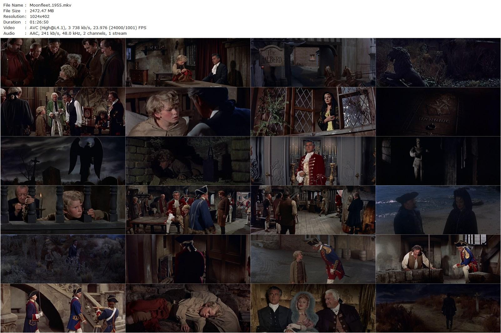 Moonfleet (1955) Fritz Lang, Stewart Granger, George Sanders, Joan Greenwood-poster