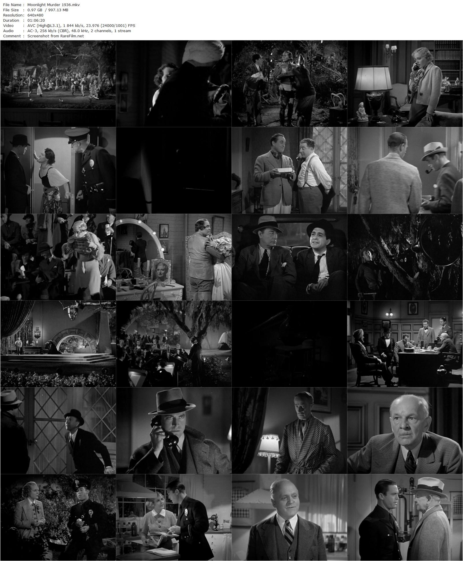 Moonlight Murder (1936) Edwin L. Marin, Chester Morris, Madge Evans, Leo Carrillo-poster