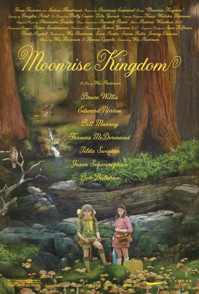 Moonrise Kingdom (2012) Wes Anderson, Jared Gilman, Kara Hayward, Bruce Willis, Comedy, Drama, Adventure