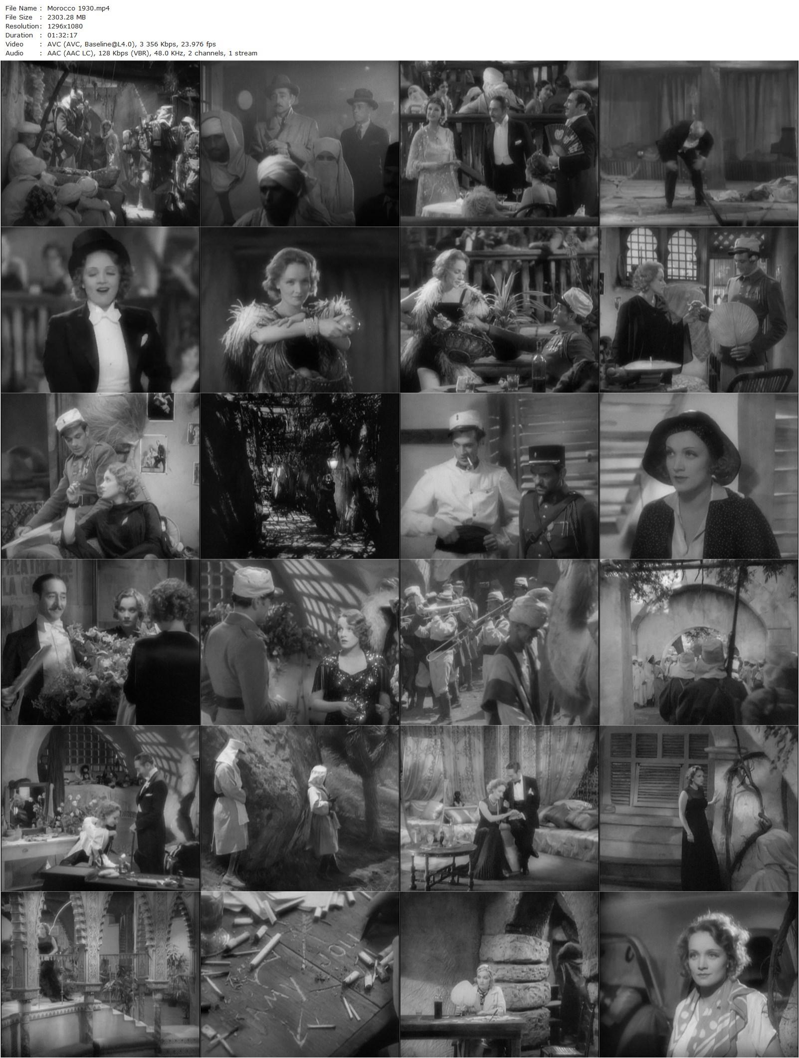 Morocco (1930) Josef von Sternberg, Gary Cooper, Marlene Dietrich, Adolphe Menjou-poster