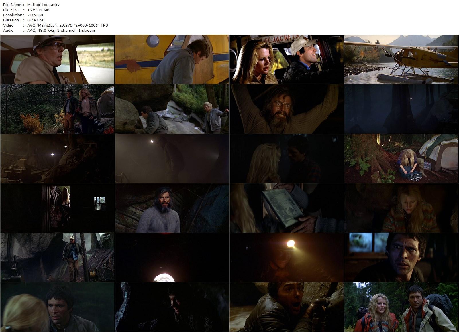 Mother Lode (1982) Charlton Heston, Fraser C. Heston, Kim Basinger, Nick Mancuso-poster