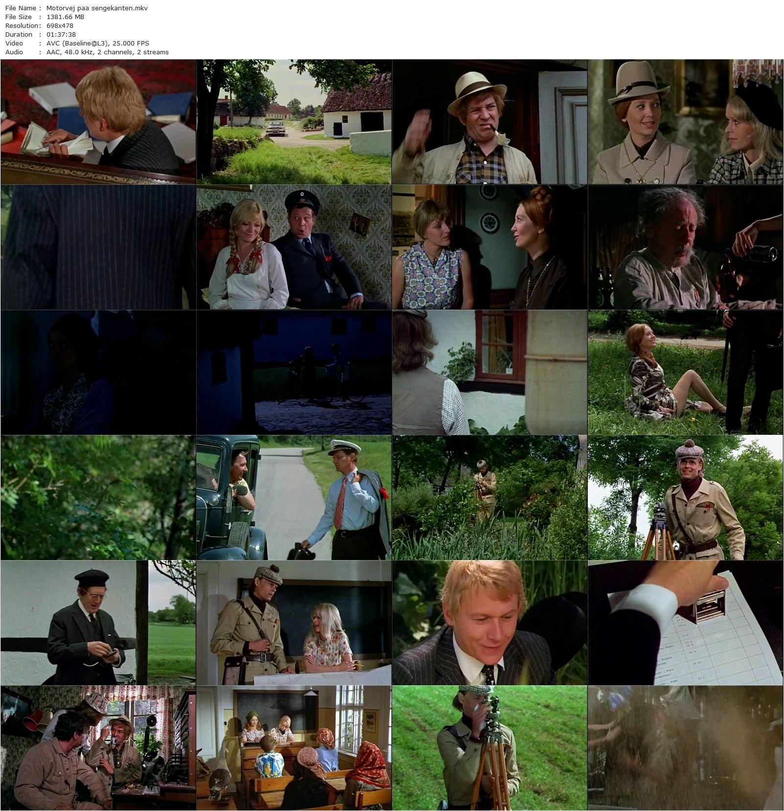 Bedside Highway AKA Motorvej på sengekanten (1972) John Hilbard, Søren Strømberg, Birte Tove, Annie Birgit Garde-poster