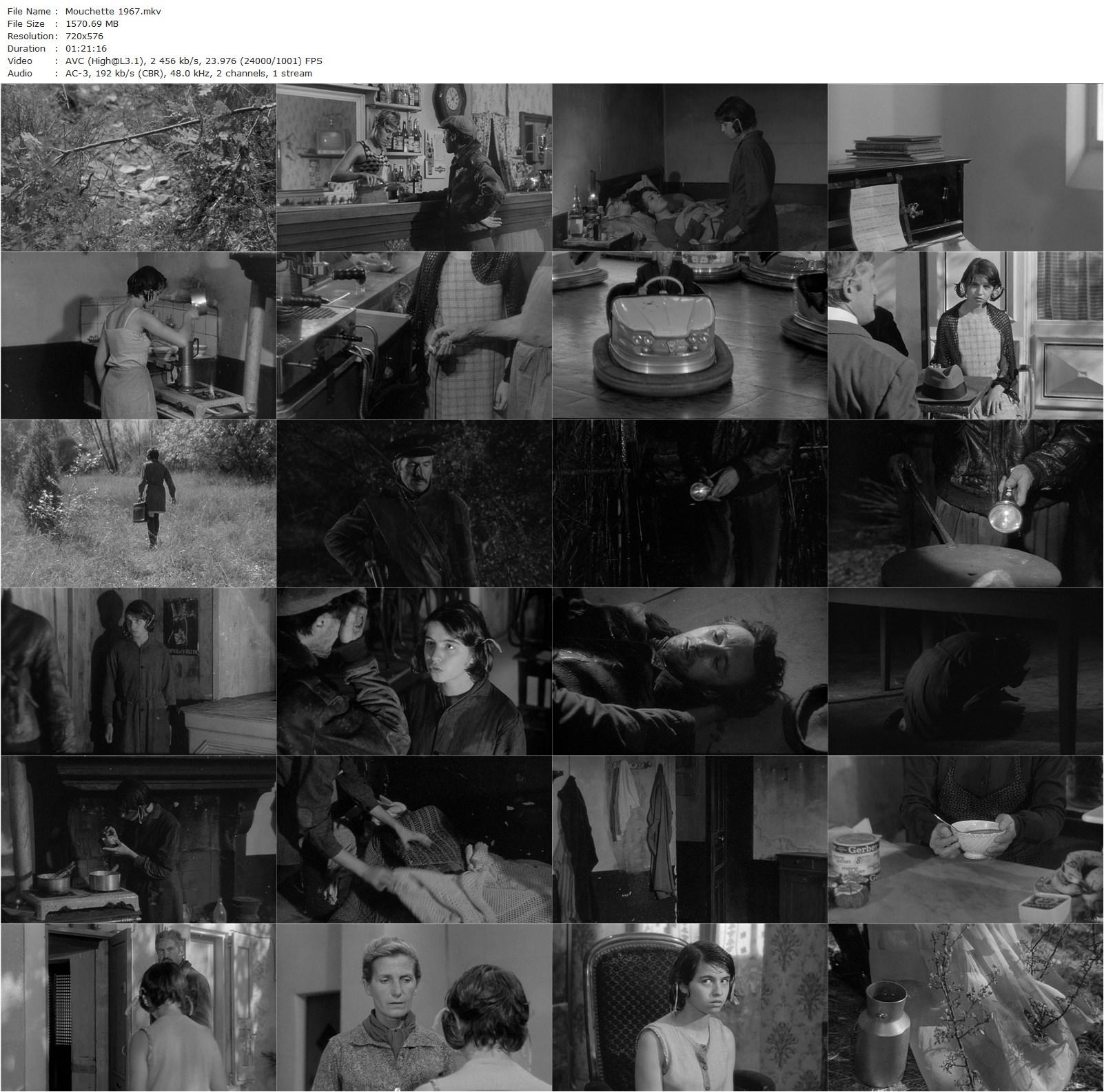 Mouchette (1967) Robert Bresson, Nadine Nortier, Jean-Claude Guilbert, Marie Cardinal-poster