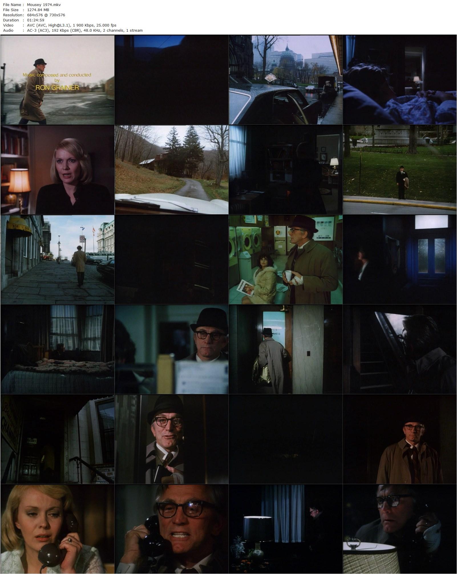 Mousey (1974) Daniel Petrie, Kirk Douglas, Jean Seberg, John Vernon-poster