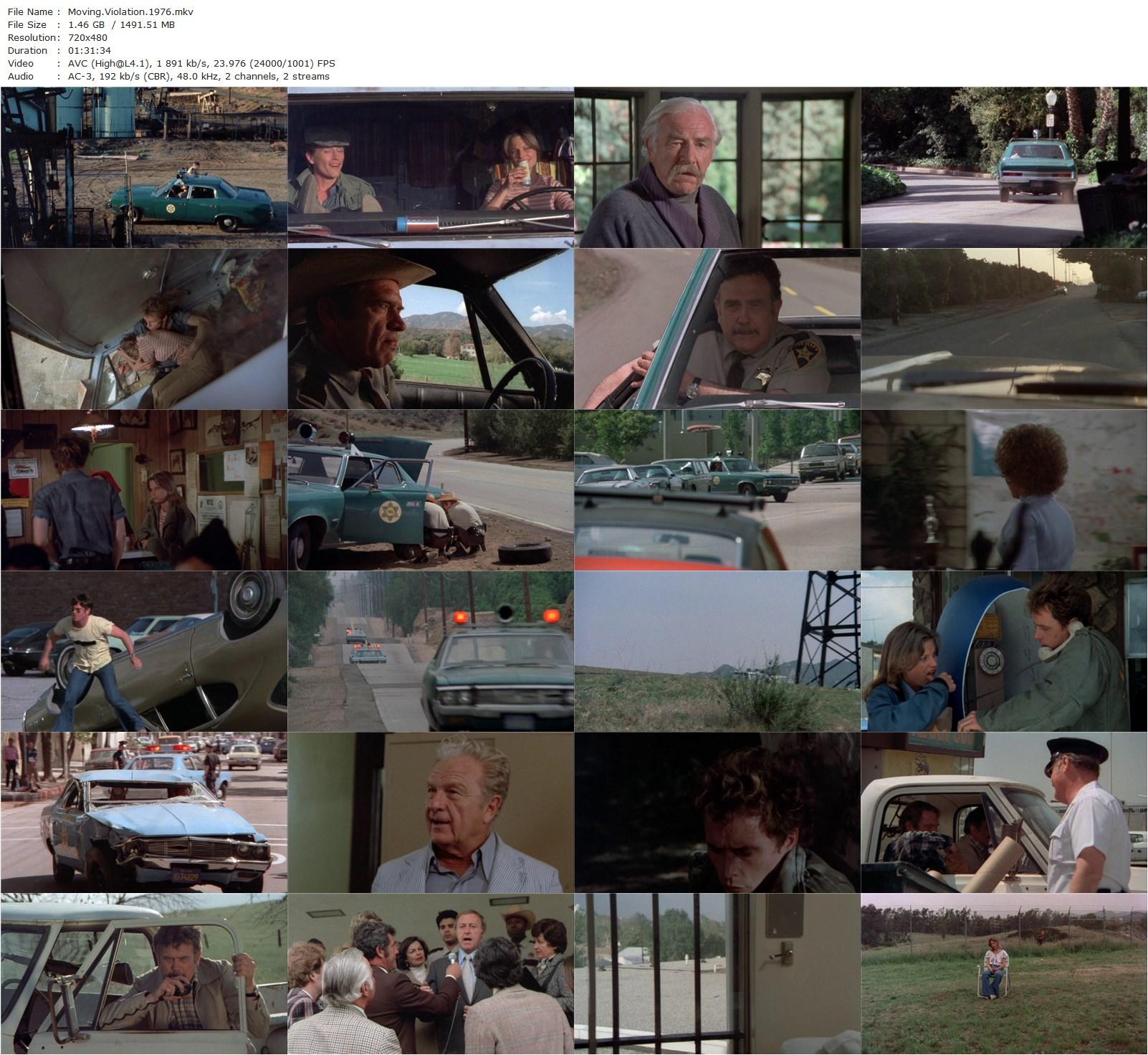 Moving Violation (1976) Charles S. Dubin, Stephen McHattie, Kay Lenz, Eddie Albert-poster