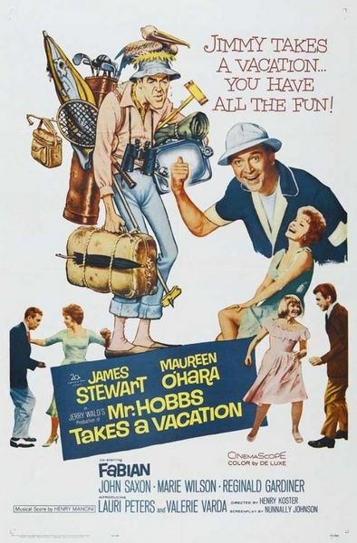 Mr. Hobbs Takes a Vacation (1962) Henry Koster, James Stewart, Maureen O’Hara, Fabian