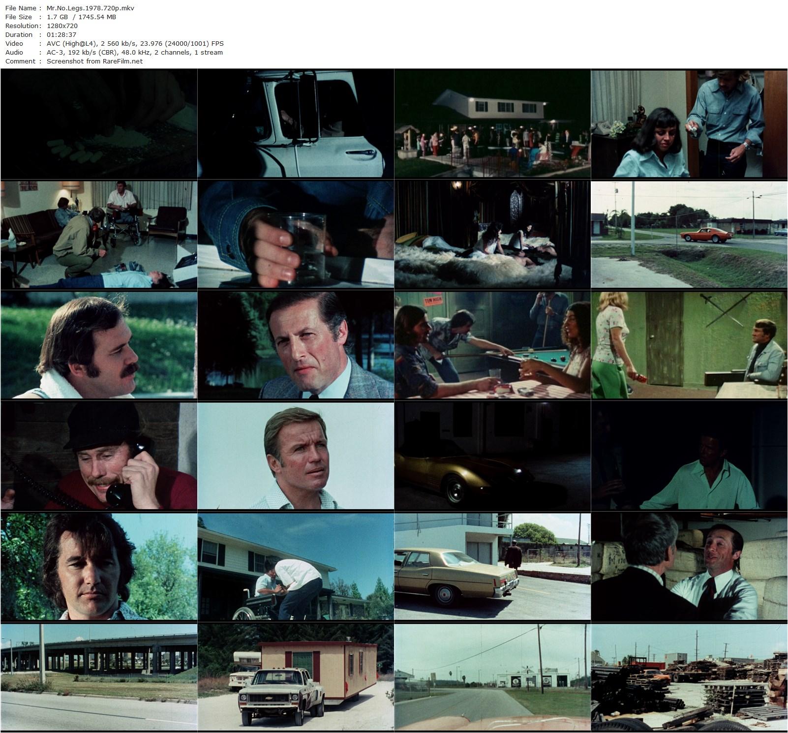 Mr. No Legs (1978) Ricou Browning, Richard Jaeckel, Ron Slinker, Lloyd Bochner-poster