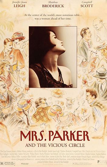 Mrs. Parker and the Vicious Circle (1994) Alan Rudolph, Jennifer Jason Leigh, Campbell Scott, Matthew Broderick