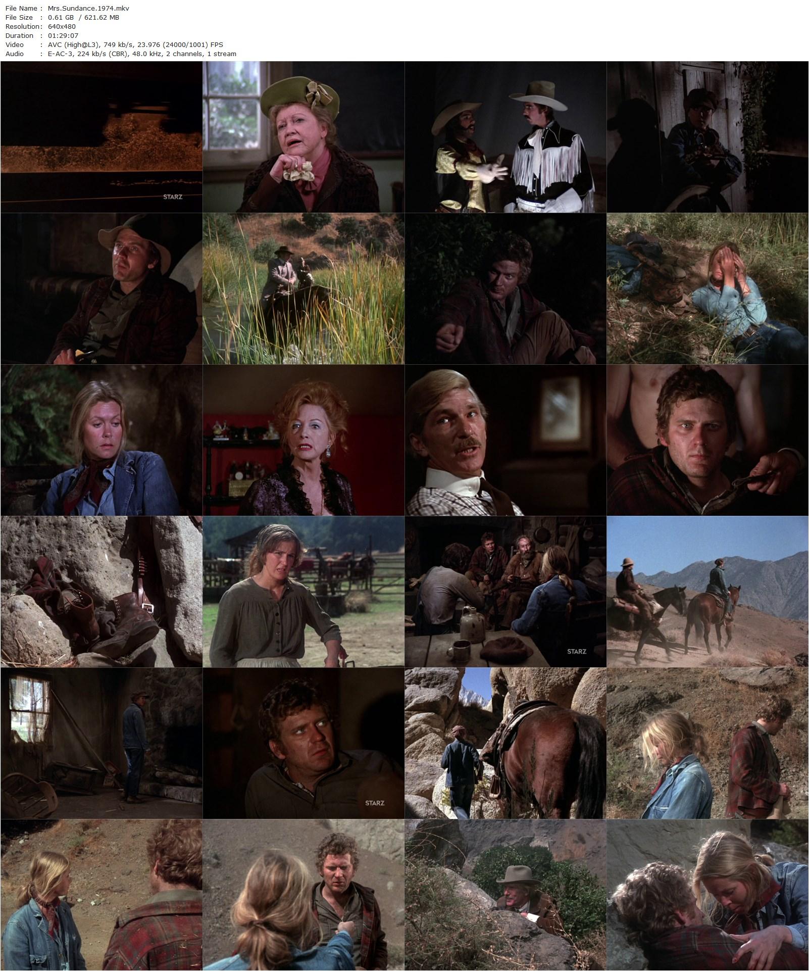 Mrs. Sundance (1974) Marvin J. Chomsky, Elizabeth Montgomery, Robert Foxworth, L.Q. Jones-poster