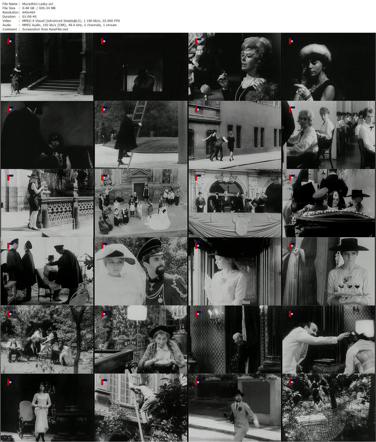 Martyrs of Love / Mucedníci lásky (1967) Jan Nemec, Petr Kopriva, Marta Kubisová, Hana Kuberová-poster