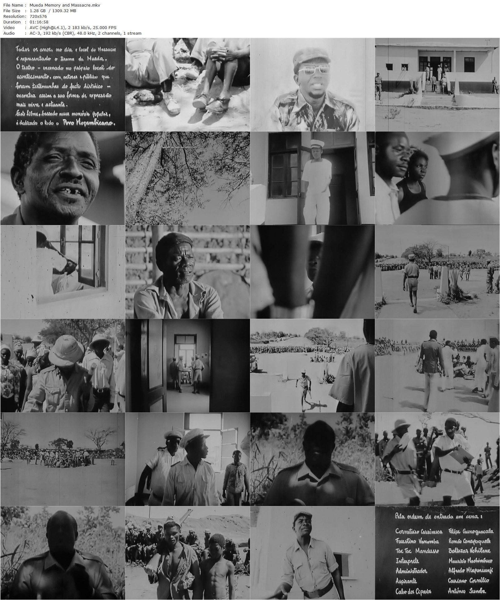 Mueda, Memory and Massacre (1981) Ruy Guerra, Romao Canapoquele, Filipe Gunoguacala, Mauricio Machimbuco-poster