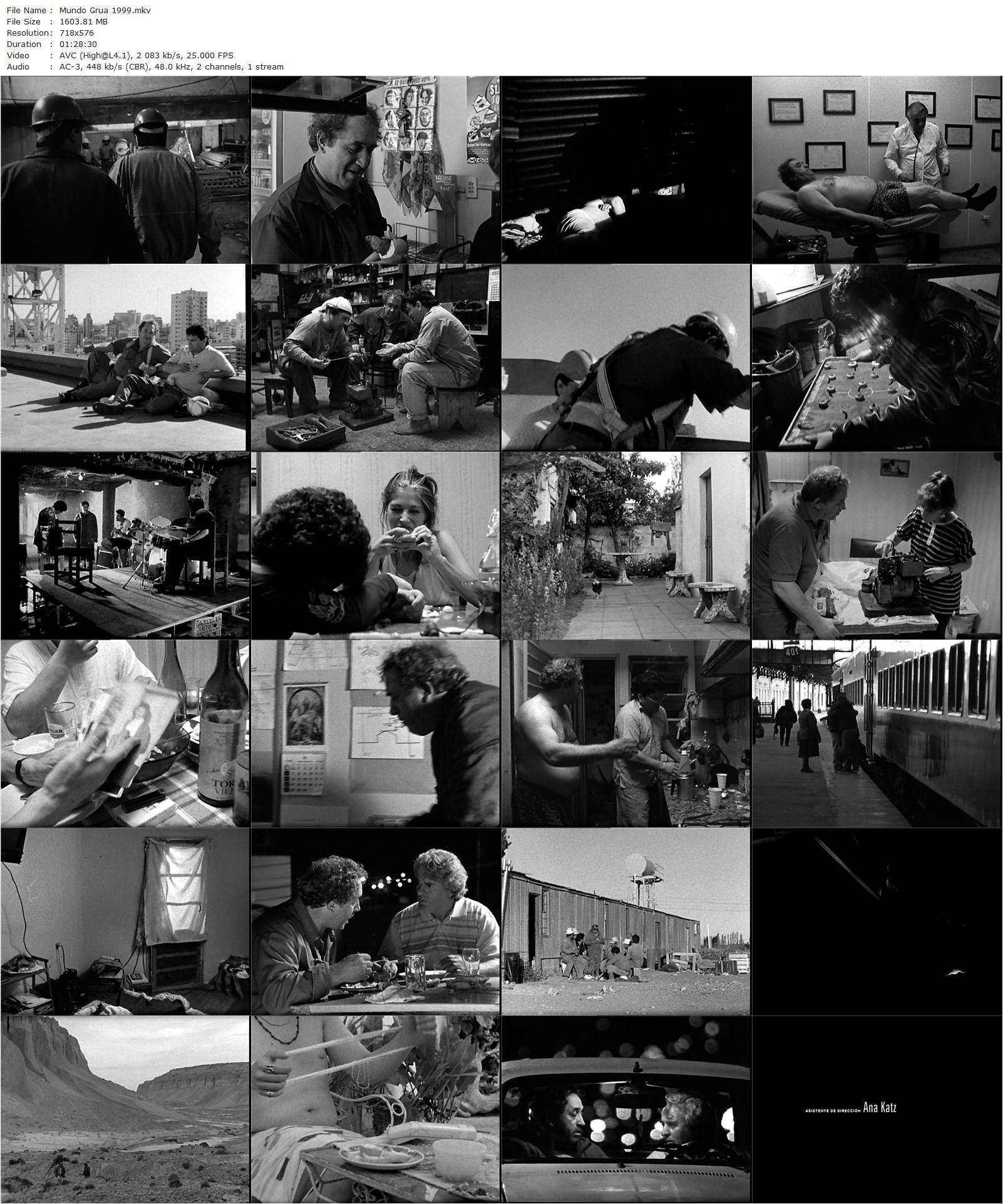 Crane World / Mundo grúa (1999) Pablo Trapero, Luis Margani, Adriana Aizemberg, Daniel Valenzuela-poster