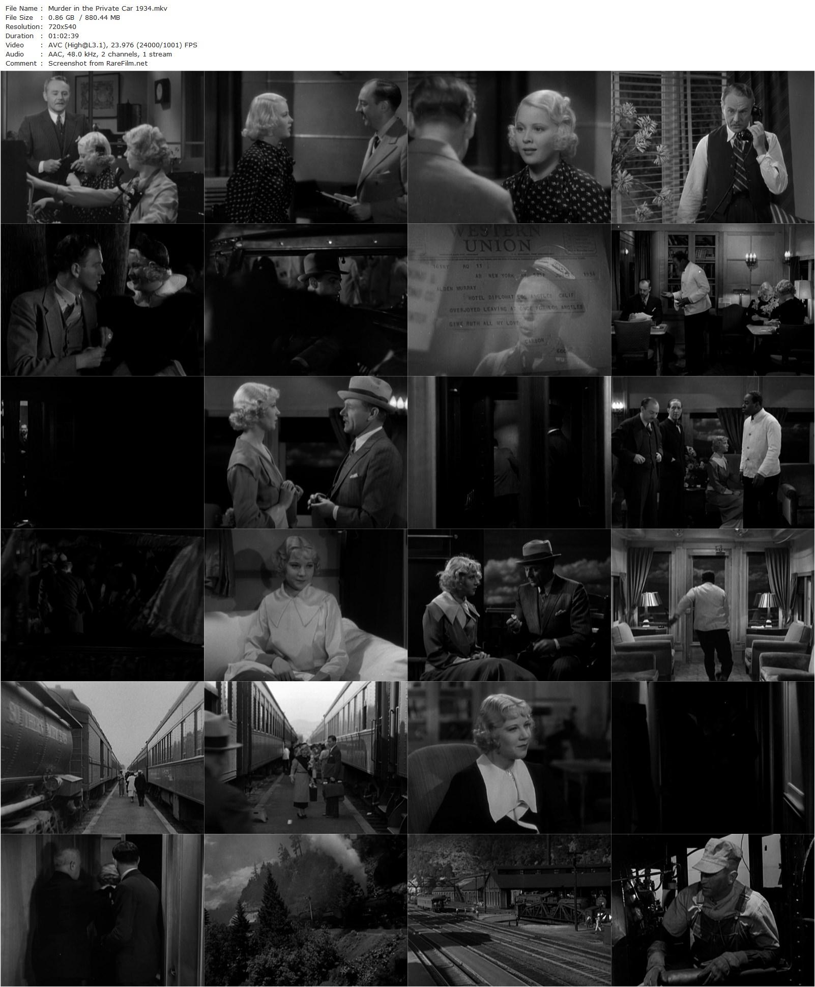 Murder in the Private Car (1934) Harry Beaumont, Charles Ruggles, Una Merkel, Mary Carlisle-poster