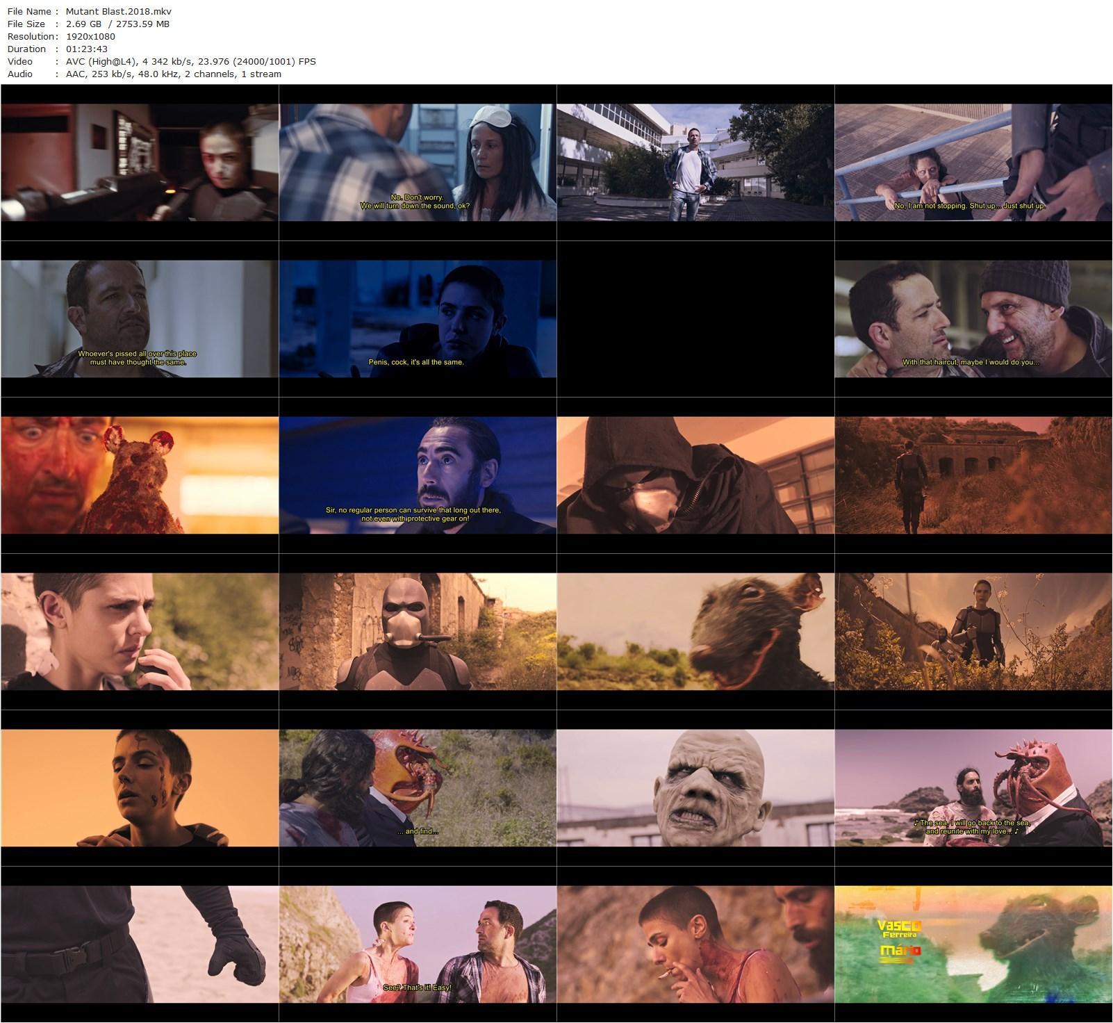 Mutant Blast (2018) Fernando Alle, Pedro Barão Dias, Maria Leite, João Vilas-poster