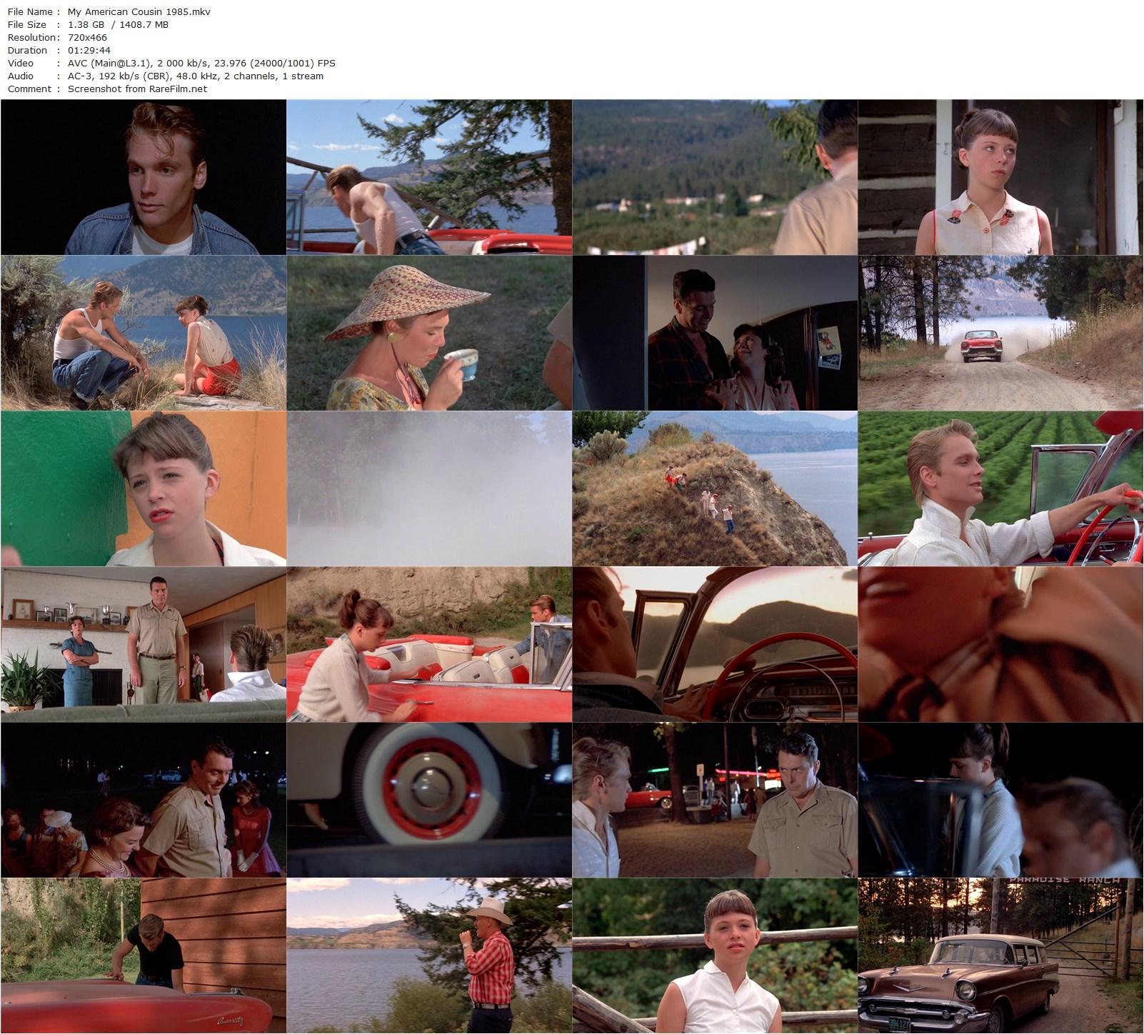 My American Cousin (1985) Sandy Wilson, Margaret Langrick, John Wildman, Richard Donat-poster