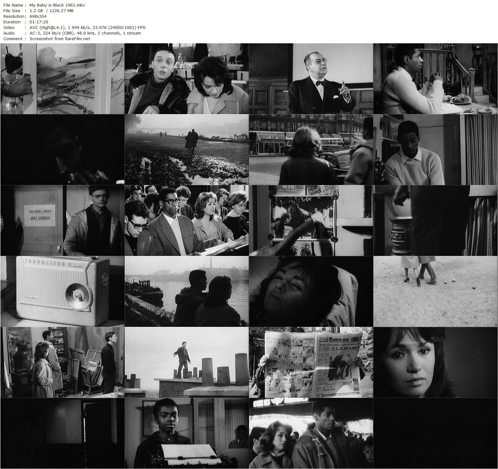 My Baby Is Black! / Les lâches vivent d’espoir (1961) Claude Bernard-Aubert, Gordon Heath, Françoise Giret, Aram Stephan-poster