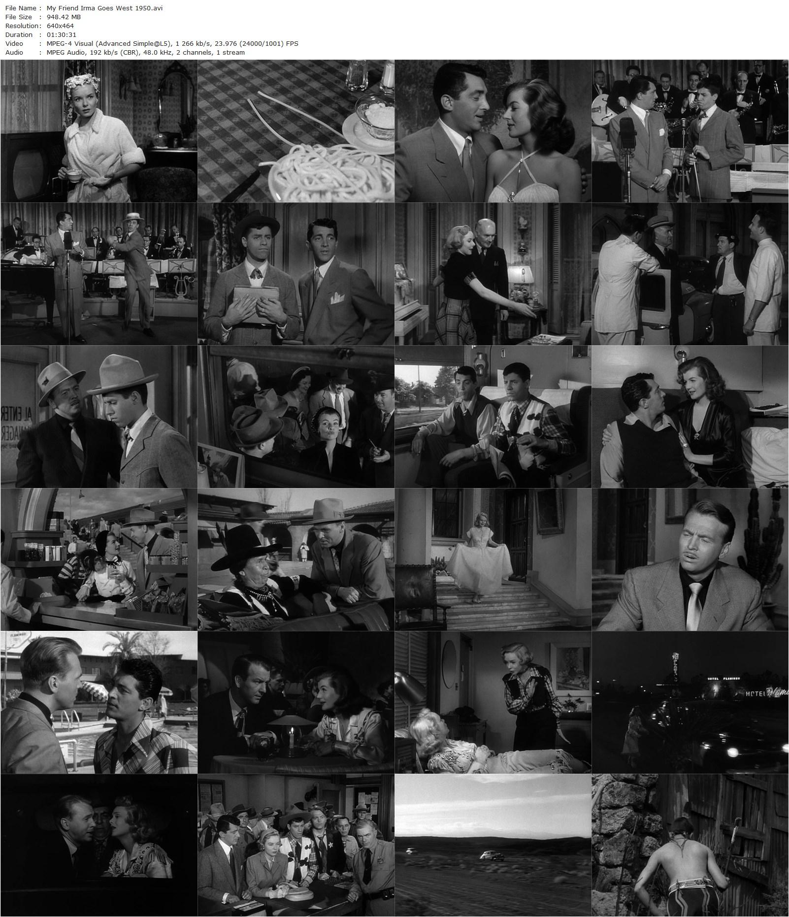 My Friend Irma Goes West (1950) Hal Walker, John Lund, Marie Wilson, Diana Lynn-poster