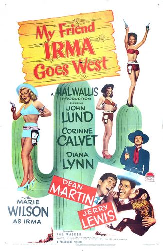 My Friend Irma Goes West (1950) Hal Walker, John Lund, Marie Wilson, Diana Lynn
