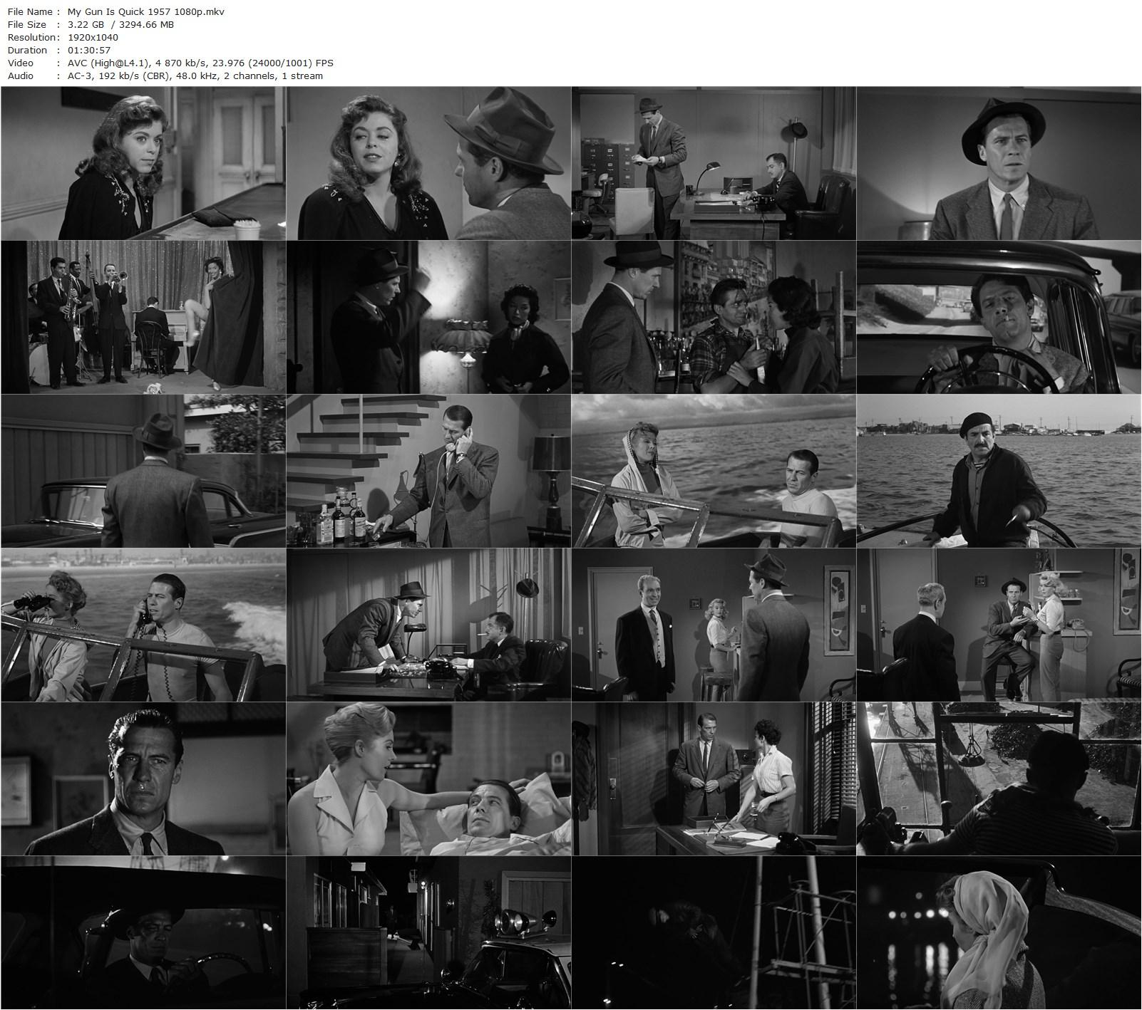 My Gun Is Quick (1957) Victor Saville, George White, Robert Bray, Whitney Blake, Patricia Donahue-poster