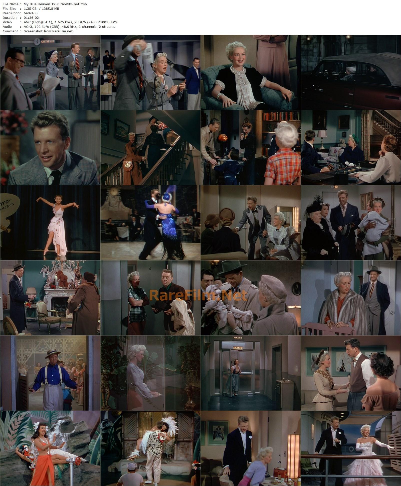 My Blue Heaven (1950) Henry Koster, Betty Grable-poster