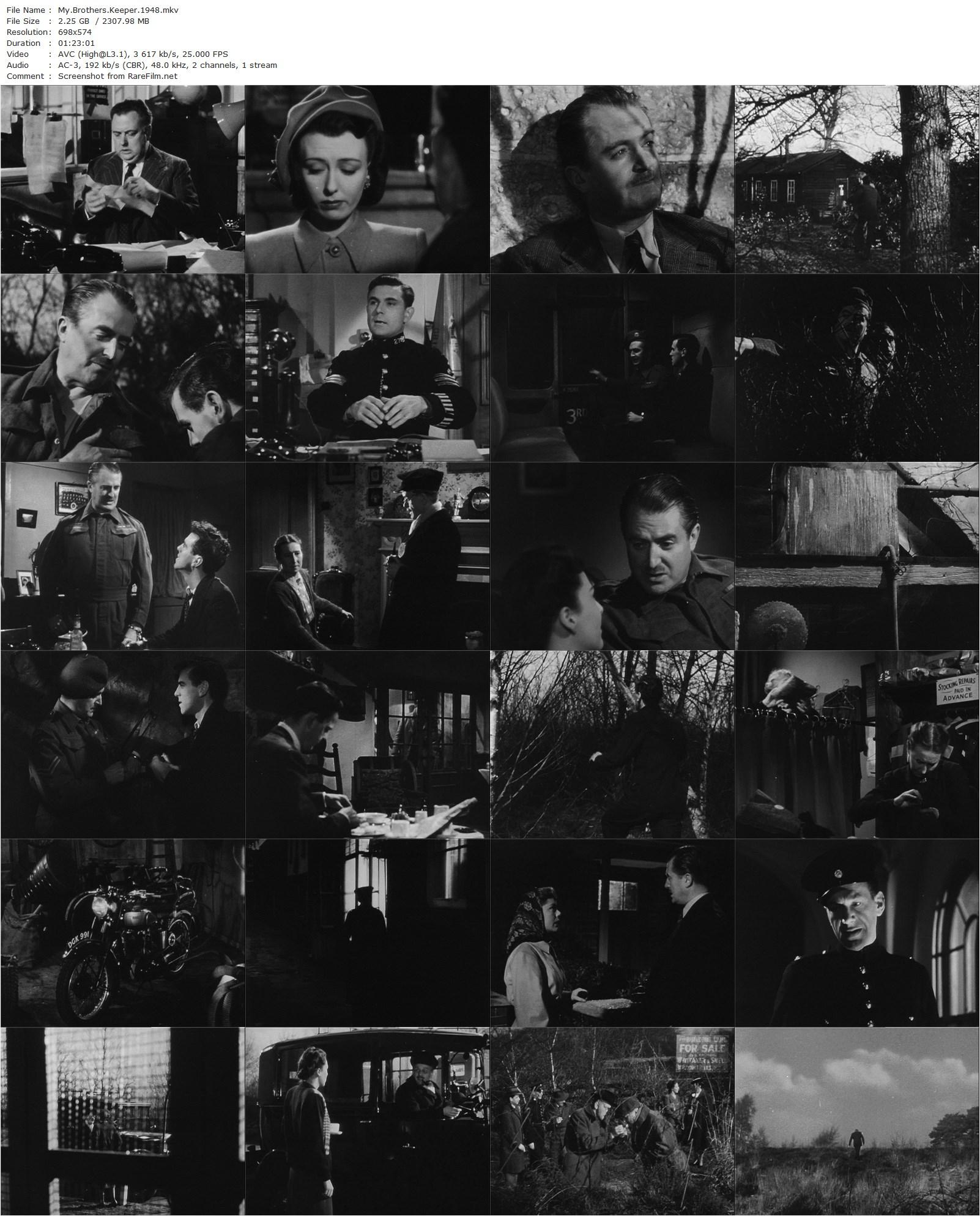 My Brother’s Keeper (1948) Alfred Roome, Jack Warner, Jane Hylton, David Tomlinson-poster