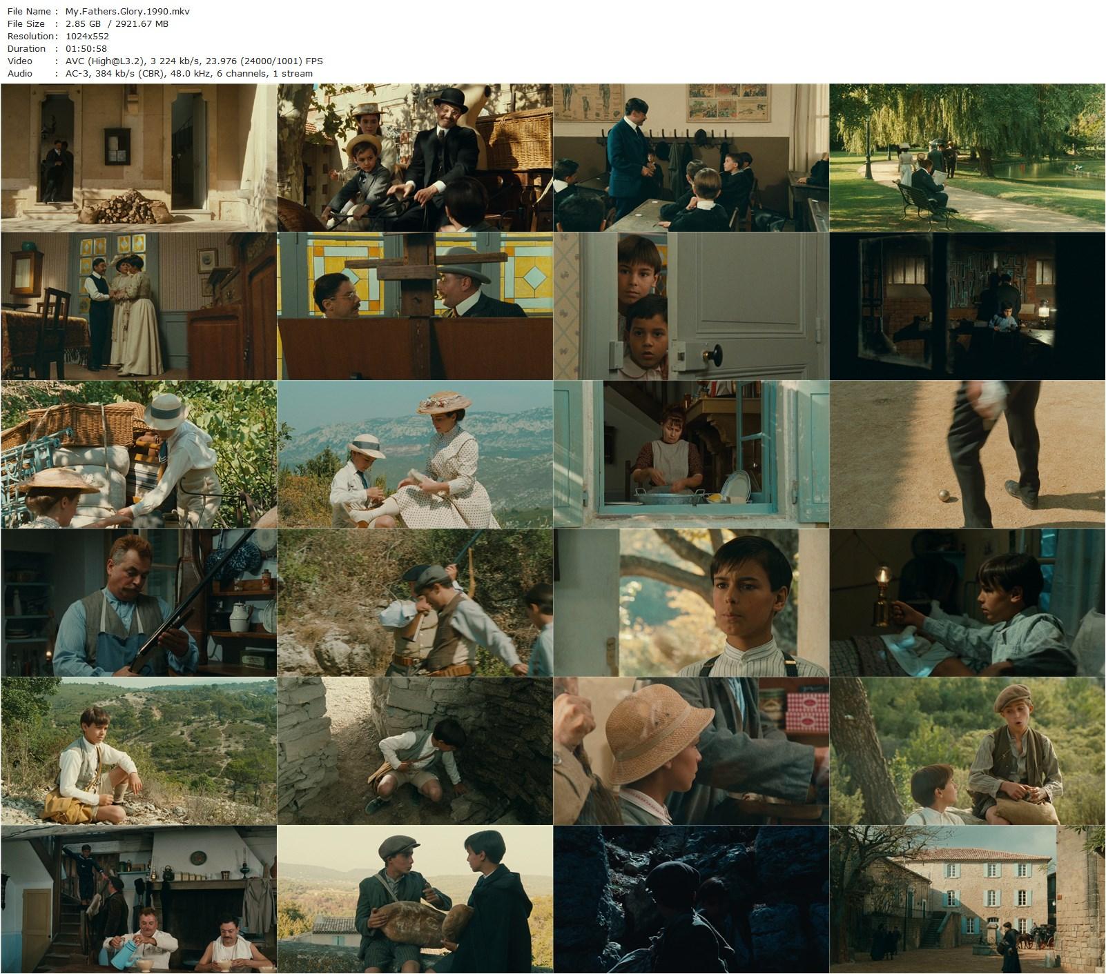 My Father’s Glory AKA La gloire de mon père (1990) Yves Robert, Philippe Caubère, Nathalie Roussel, Didier Pain-poster