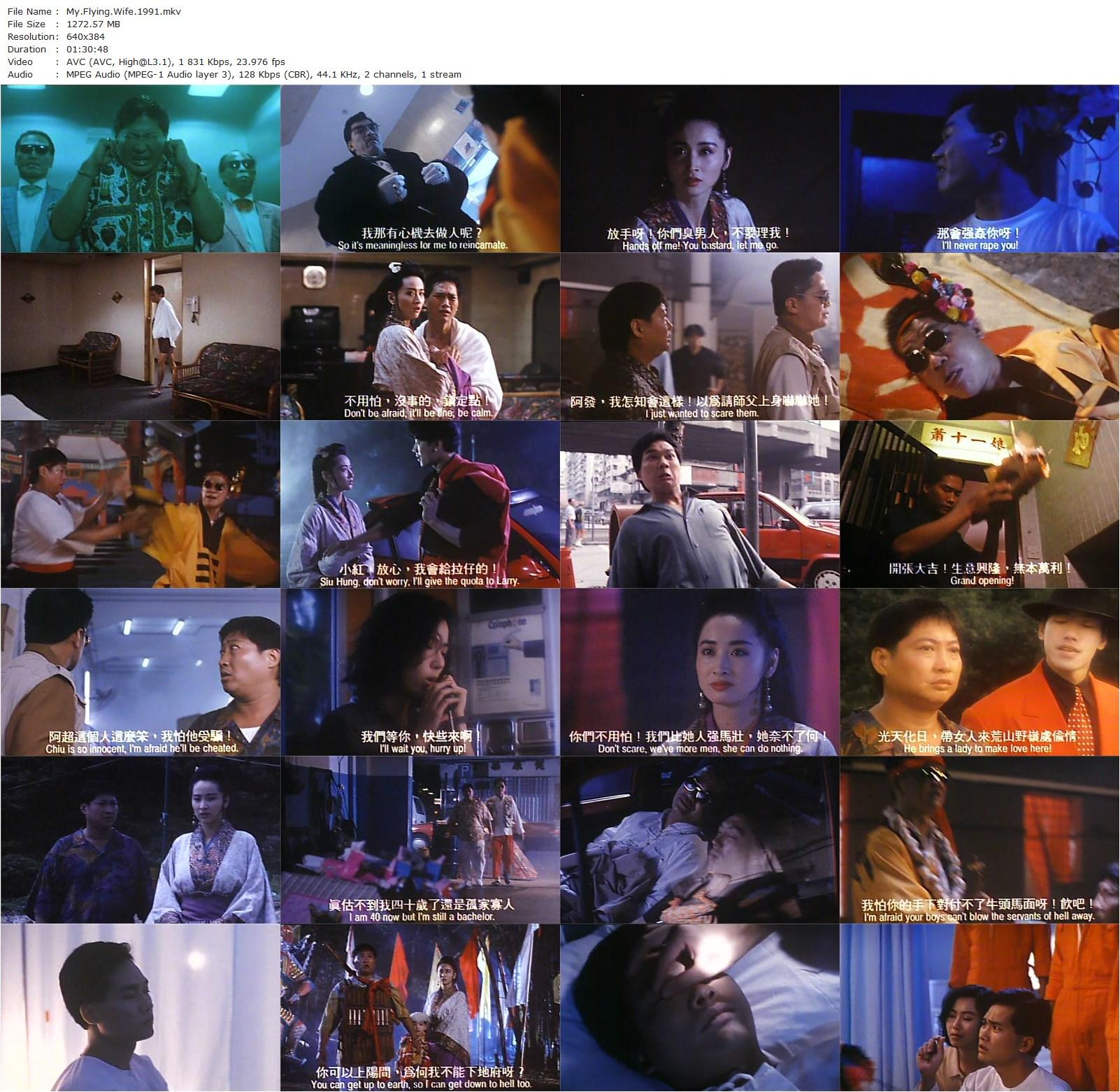 My Flying Wife (1991) Sing-Pui O, Sammo Kam-Bo Hung, Li Yu, Fennie Yuen-poster