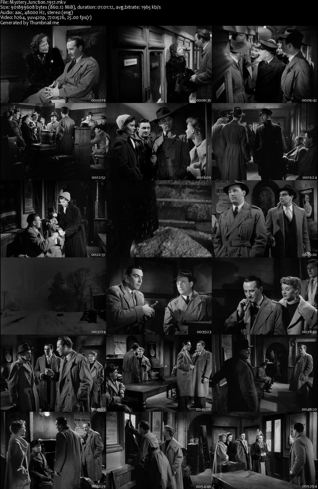 Mystery Junction (1951) Michael McCarthy, Sydney Tafler, Barbara Murray, Martin Benson-poster