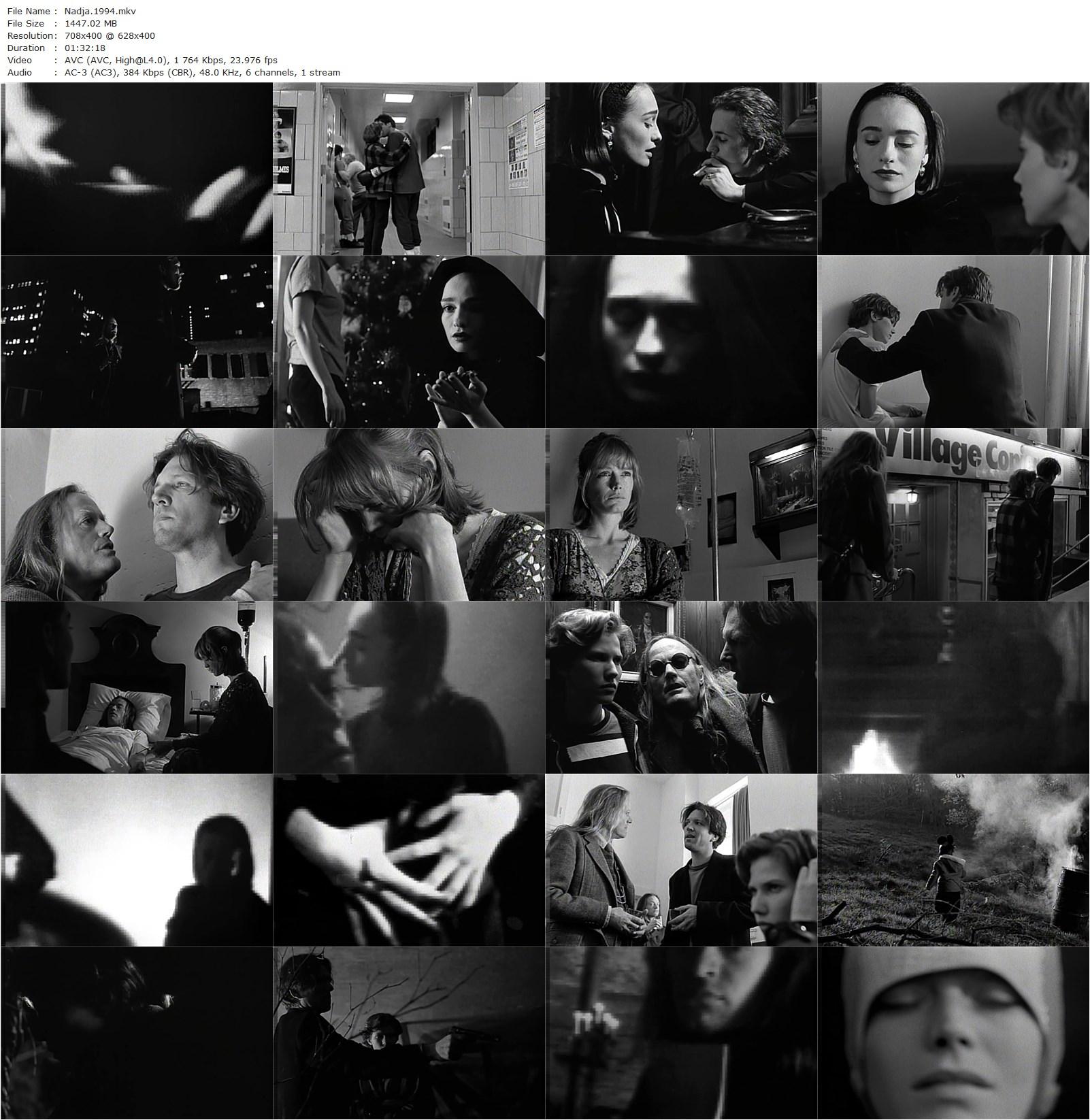 Nadja (1994) Michael Almereyda, Elina Löwensohn, Peter Fonda, Nic Ratner-poster