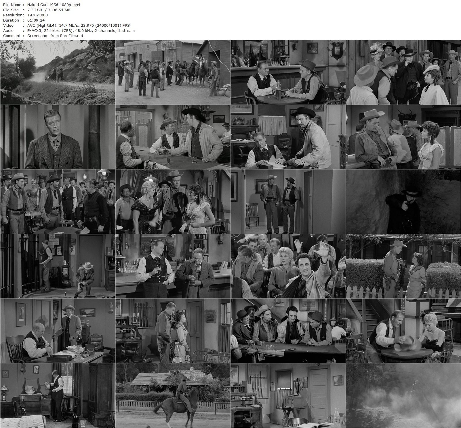 Naked Gun (1956) Eddie Dew, Paul Landres, Willard Parker, Mara Corday, Barton MacLane-poster