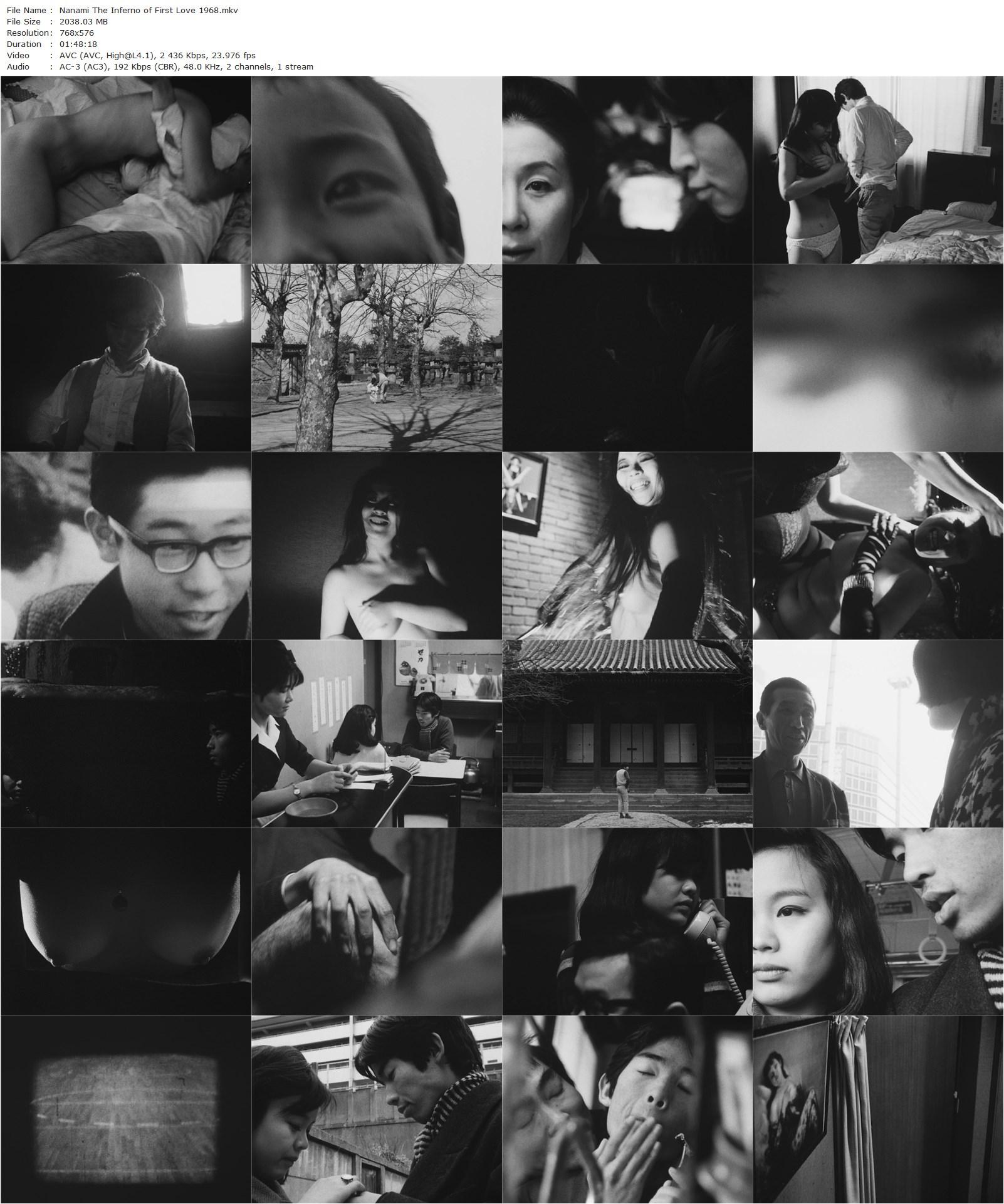 Nanami: The Inferno of First Love (1968) Susumu Hani, Haruo Asanu, Kazuko Fukuda, Kuniko Ishii-poster