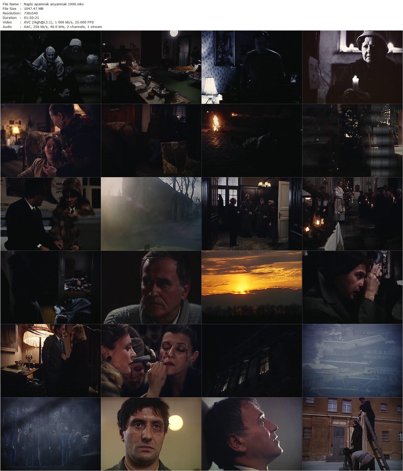 Diary for My Parents AKA Napló apámnak, anyámnak (1990) Márta Mészáros, Zsuzsa Czinkóczi, Jan Nowicki, Mari Töröcsik-poster