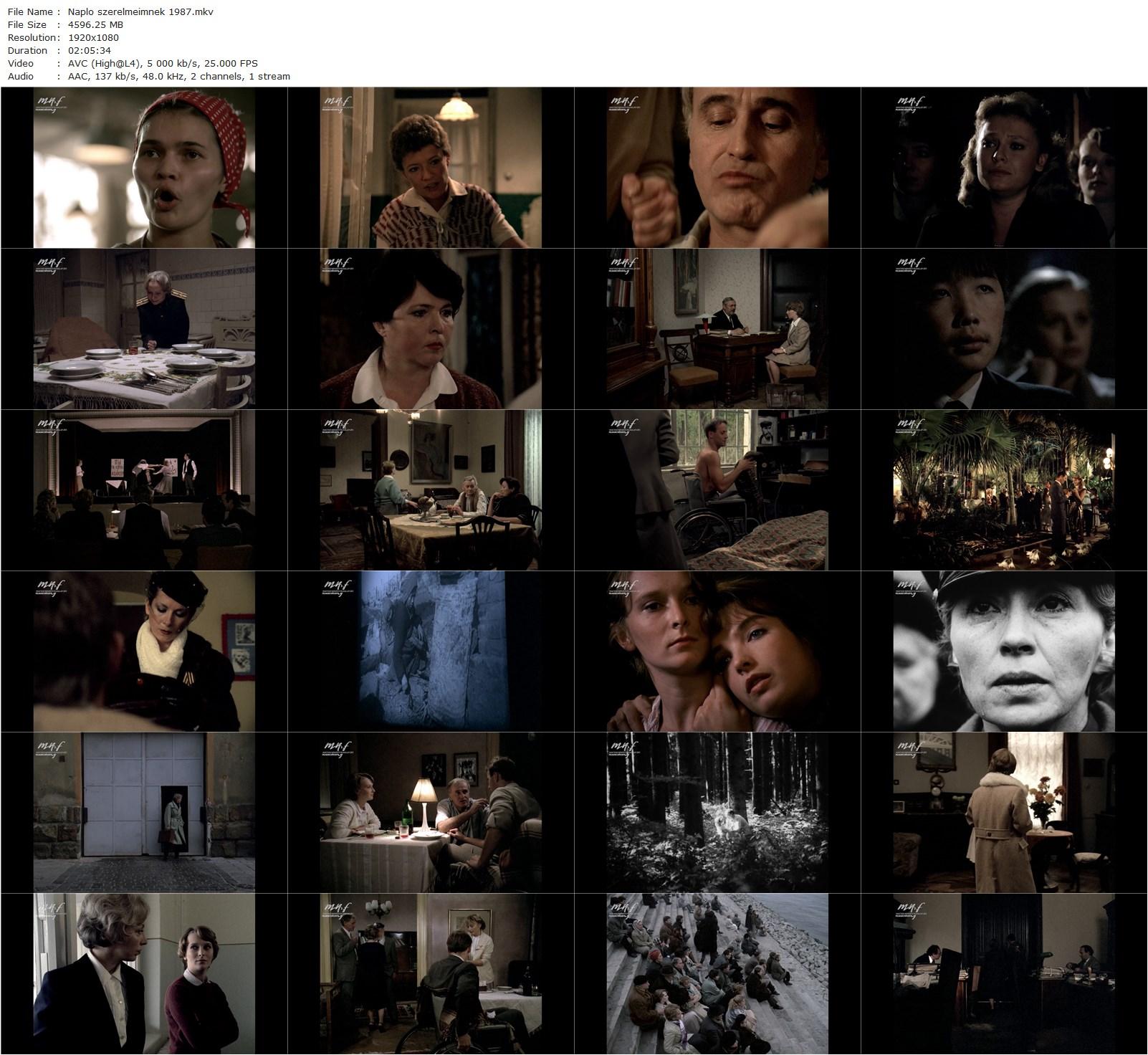 Diary for My Lovers AKA Napló szerelmeimnek (1987) Márta Mészáros, Ágnes Csere, Zsuzsa Czinkóczi, Anna Polony-poster