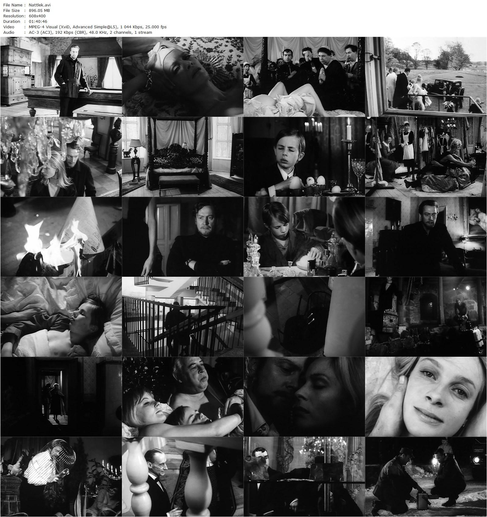 Night Games (1966) Mai Zetterling, Ingrid Thulin, Keve Hjelm, Jörgen Lindström-poster