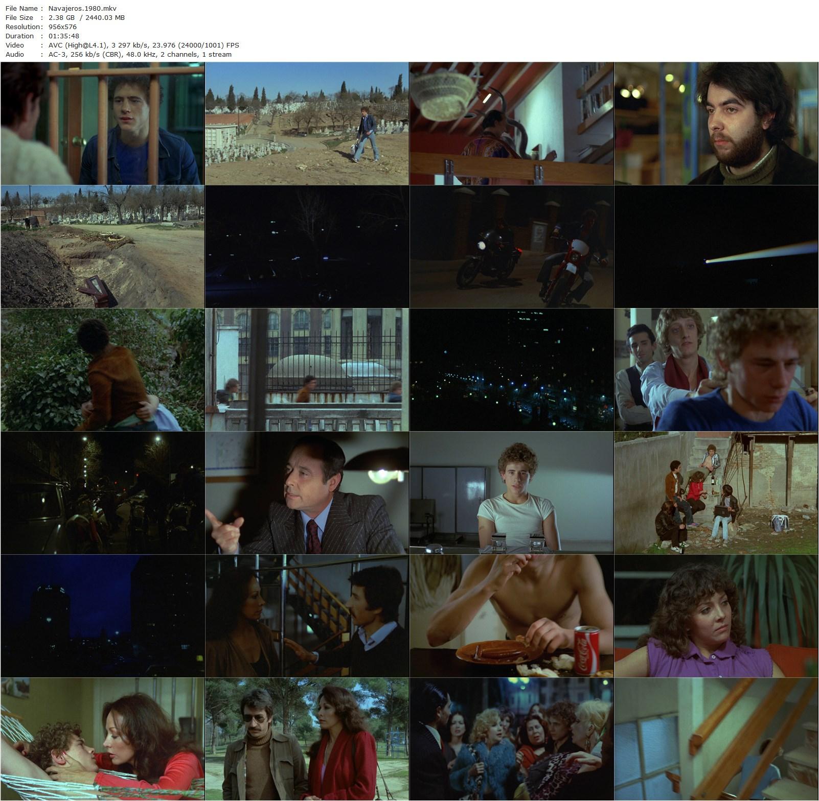 Switchblade boys AKA Navajeros (1980) Eloy de la Iglesia, José Luis Manzano, Isela Vega, Verónica Castro-poster