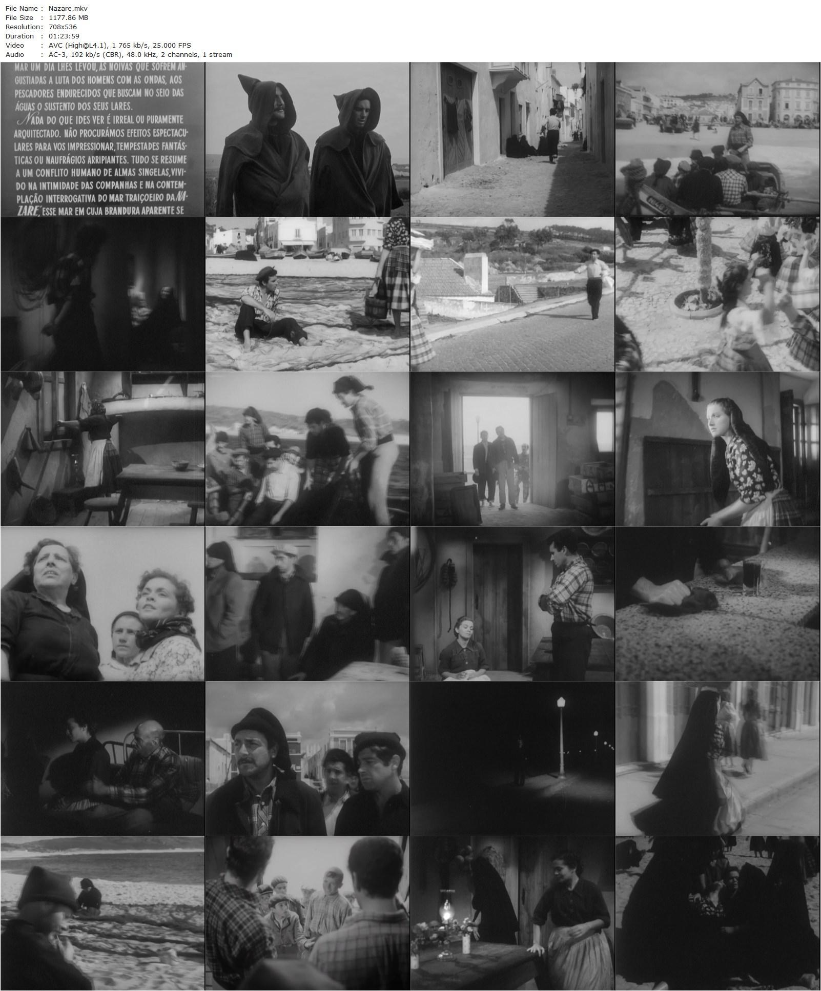 Nazaré (1952) Manuel Guimarães, Virgilio Teixeira, Helga Liné, Artur Semedo-poster