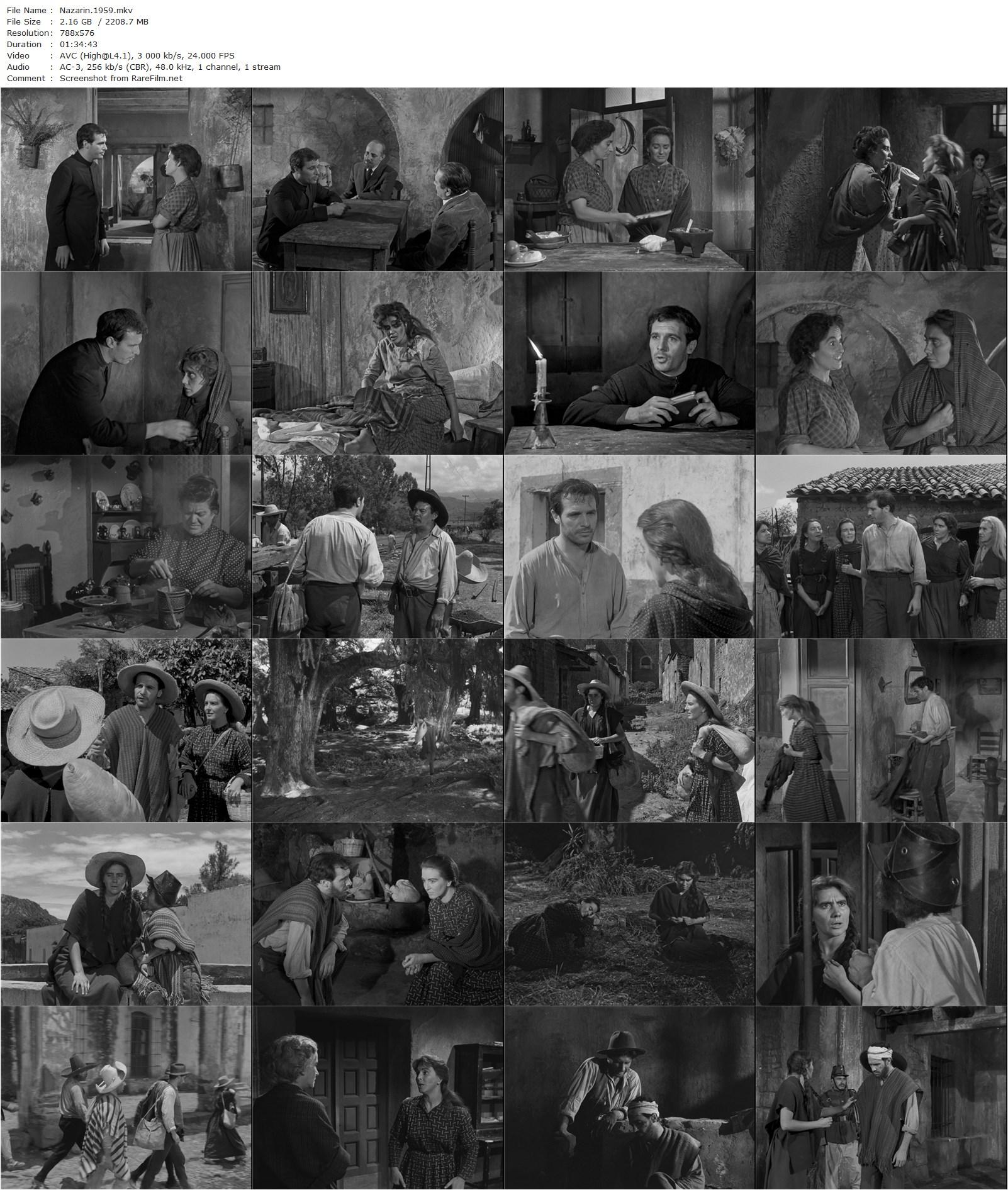 Nazarín (1959) Luis Buñuel, Marga López, Francisco Rabal, Rita Macedo-poster