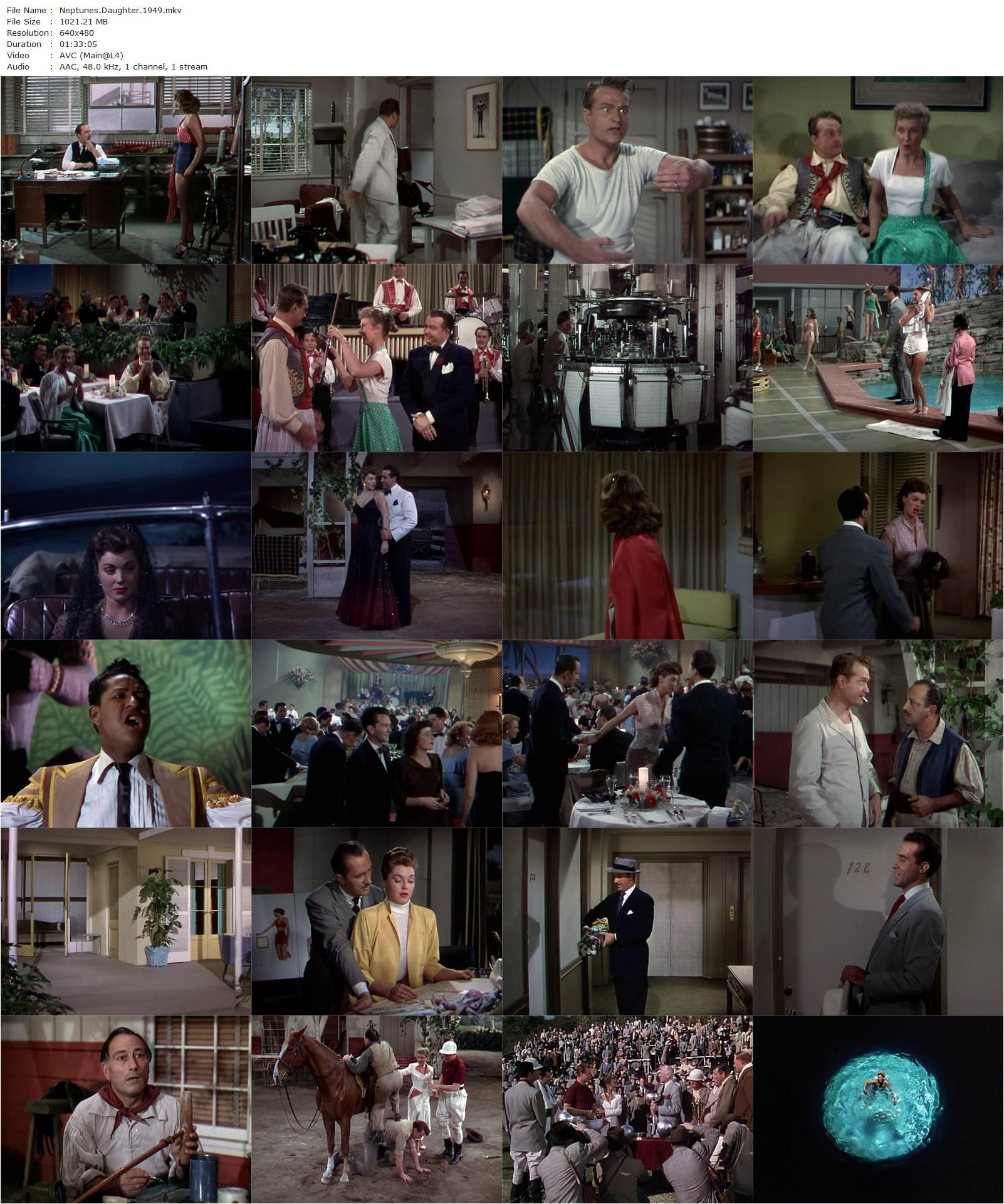 Neptune’s Daughter (1949) Edward Buzzell, Esther Williams, Red Skelton, Ricardo Montalban-poster